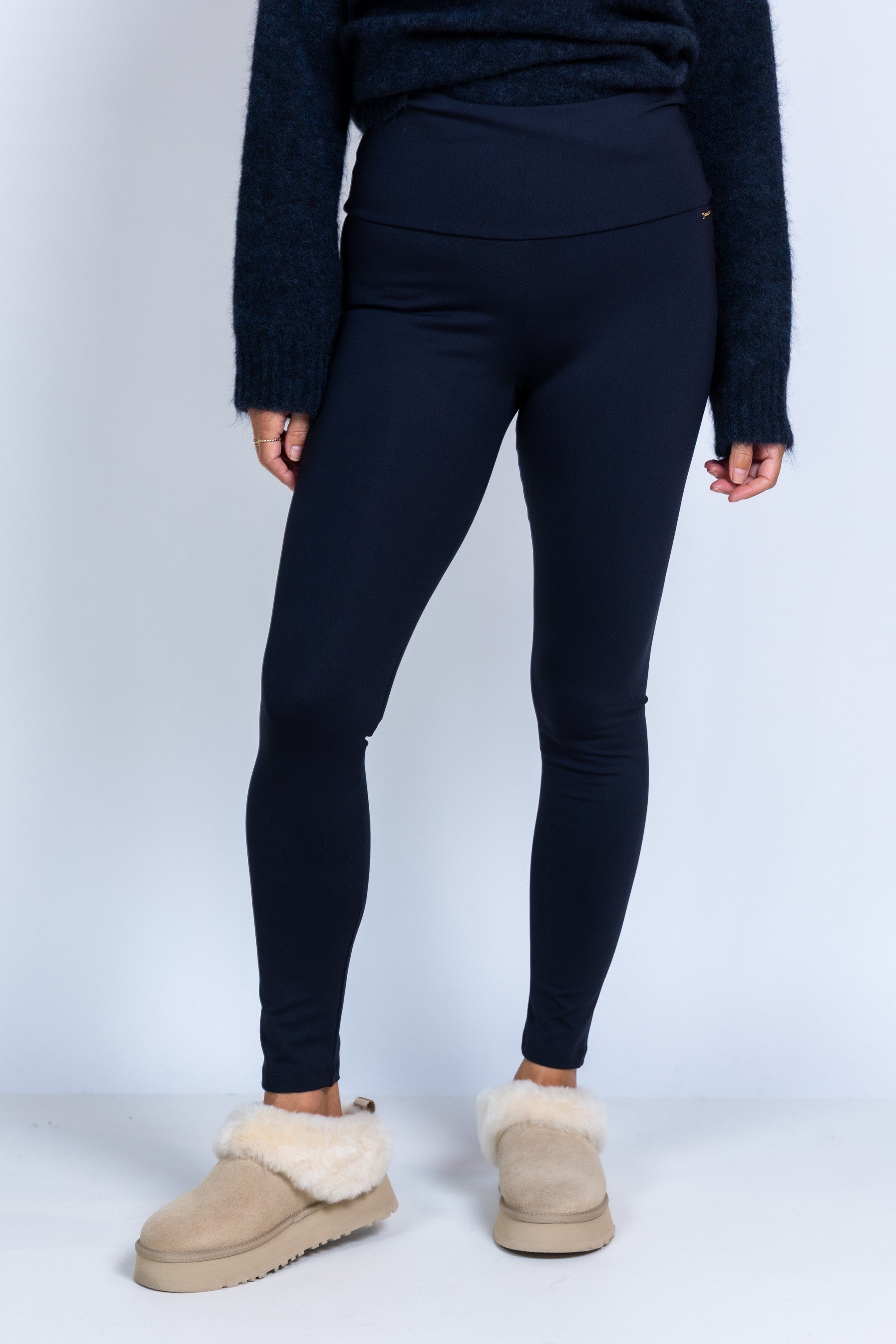 Legging met hoge taille - Zwart