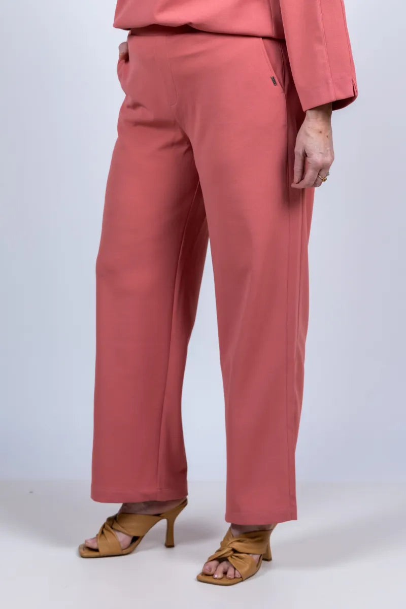XANDRES GOLD XANDRES GOLD X-Flamy Wijde broek - Oudroze