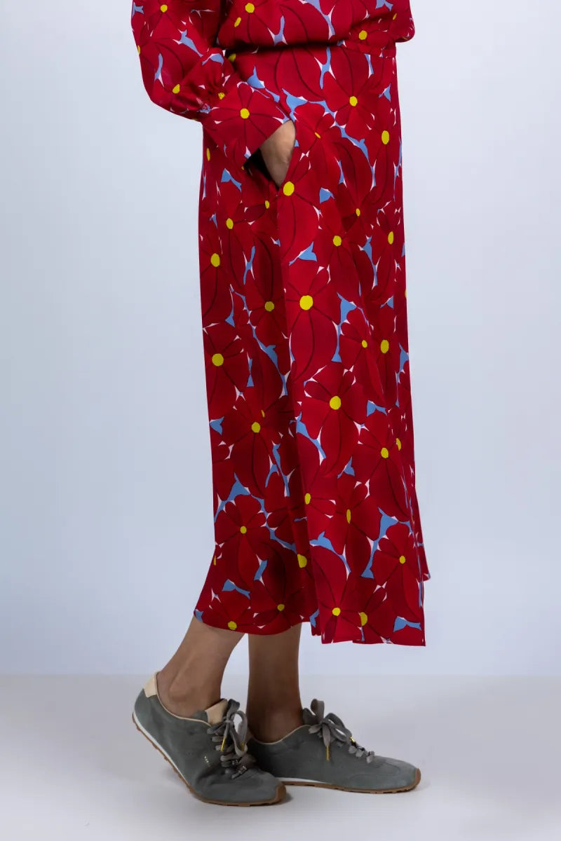 LUISA CERANO LUISA CERANO 538317-3822 LUISA CERANO 538317-3822 Rok met bloemen - Rood