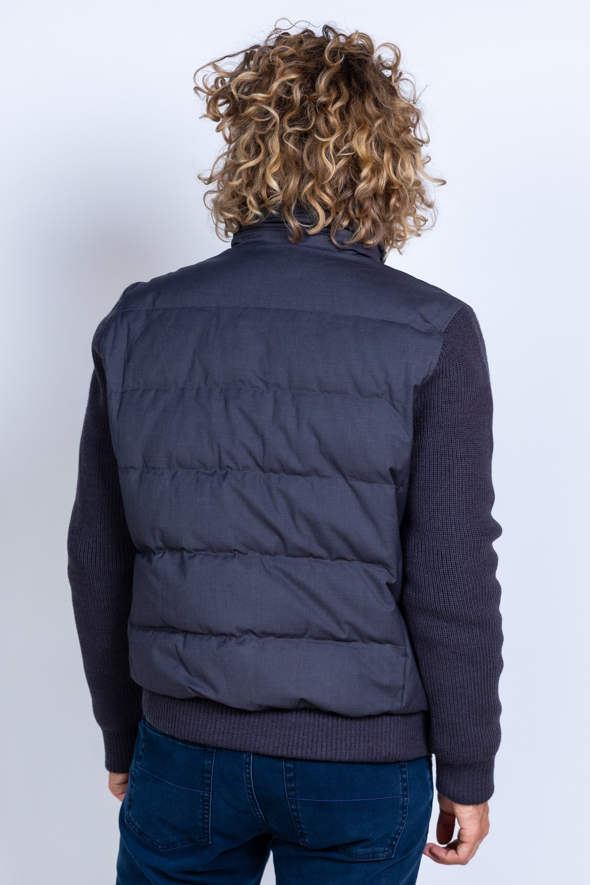 Gewatteerd vest - Antraciet