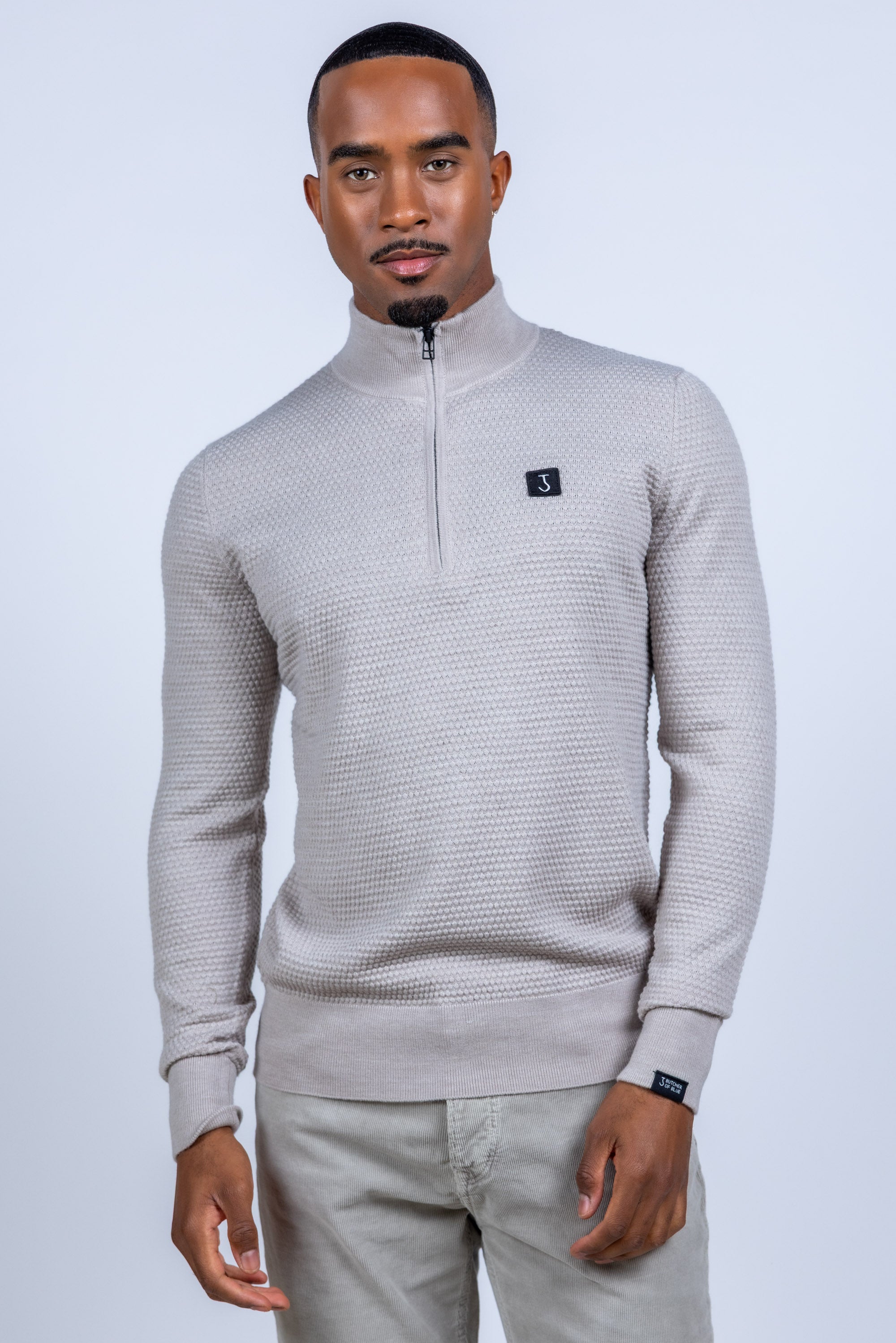 Trui met halve rits - Kit