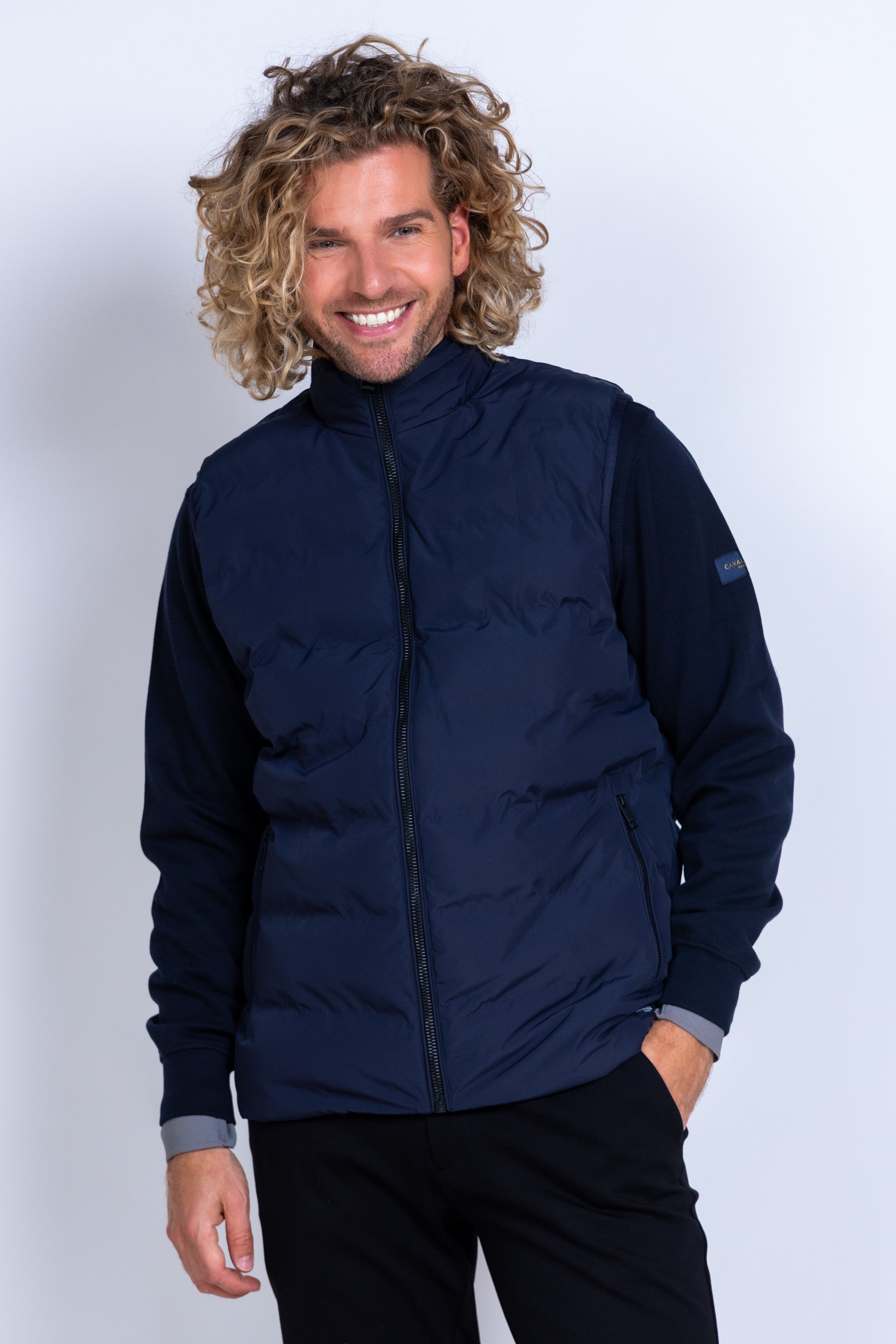 Bodywarmer met rits - Marine