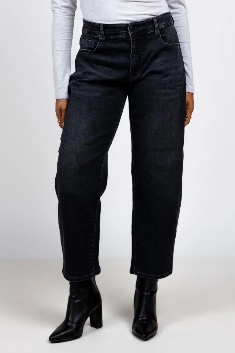 MAC MAC 0389L MAC 0389L Balloon fit jeans - Black denim