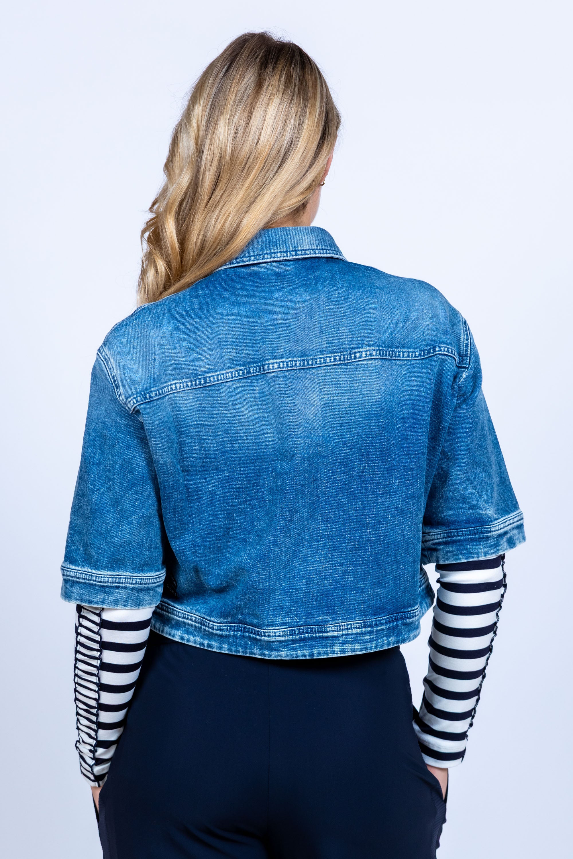 Jasje met knopen - Jeans