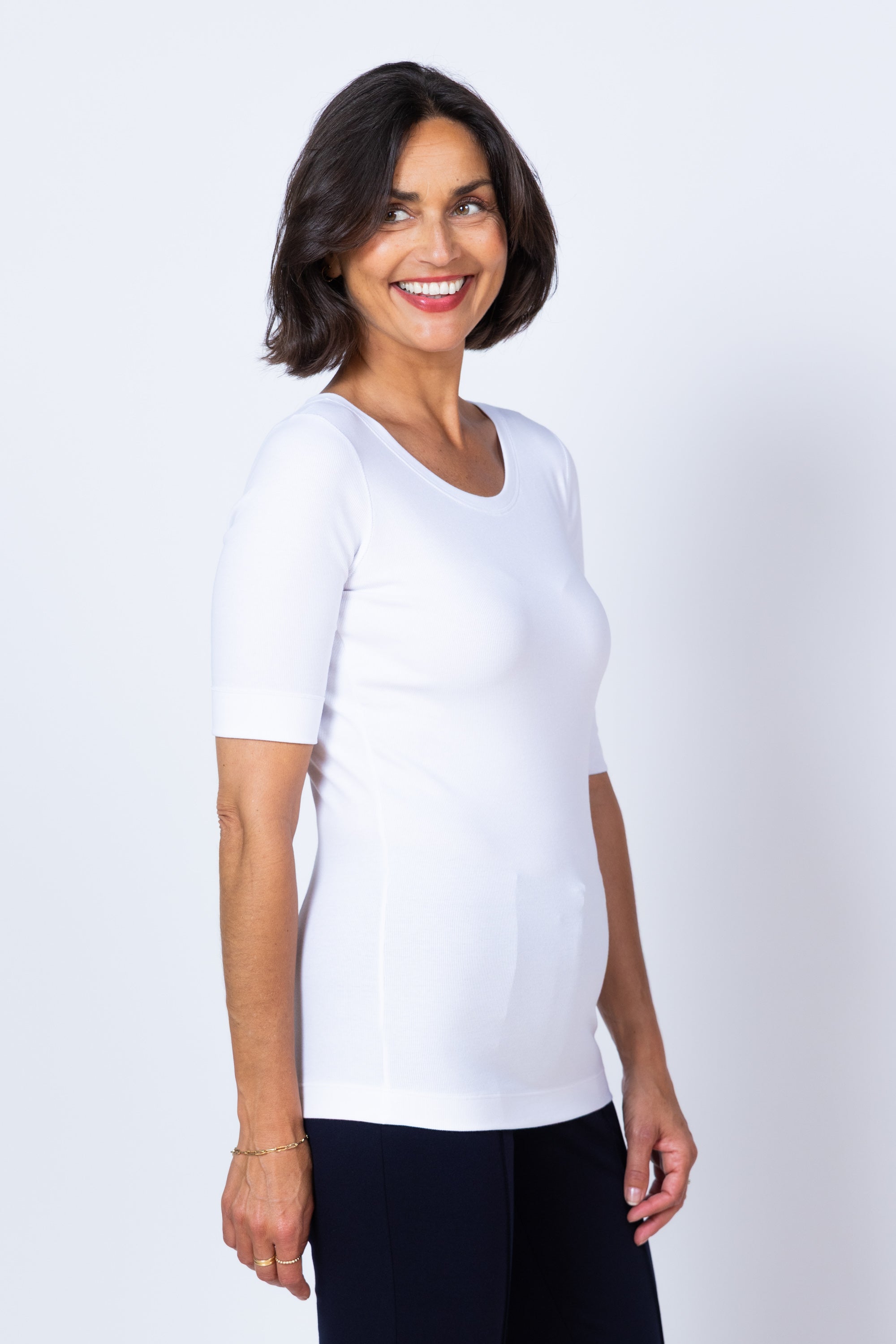 T-shirt met korte mouwen - Wit