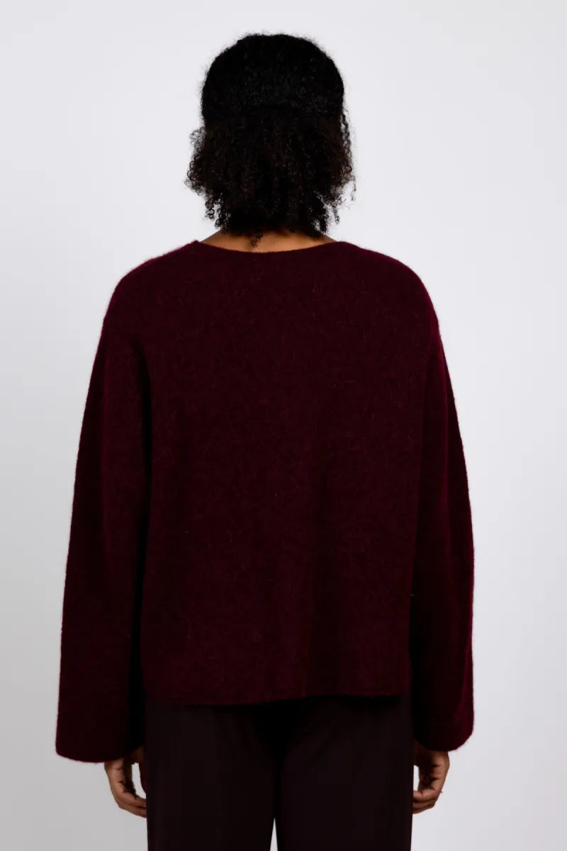 AMERICAN VINTAGE AMERICAN VINTAGE VITO 18P AMERICAN VINTAGE VITO 18P Wollige trui - Donkerbordeaux