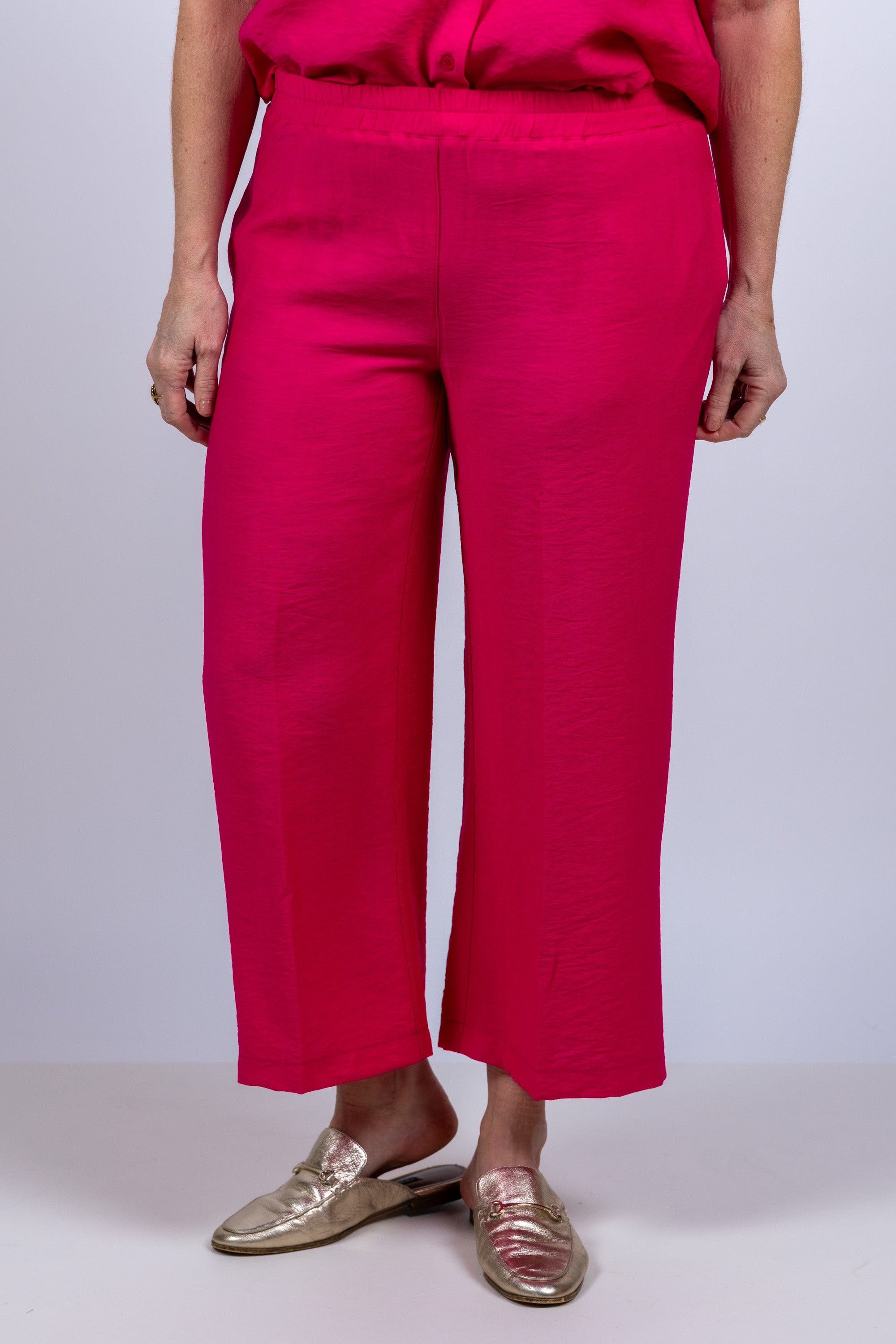 Wijde broek - Pink/cyclaam