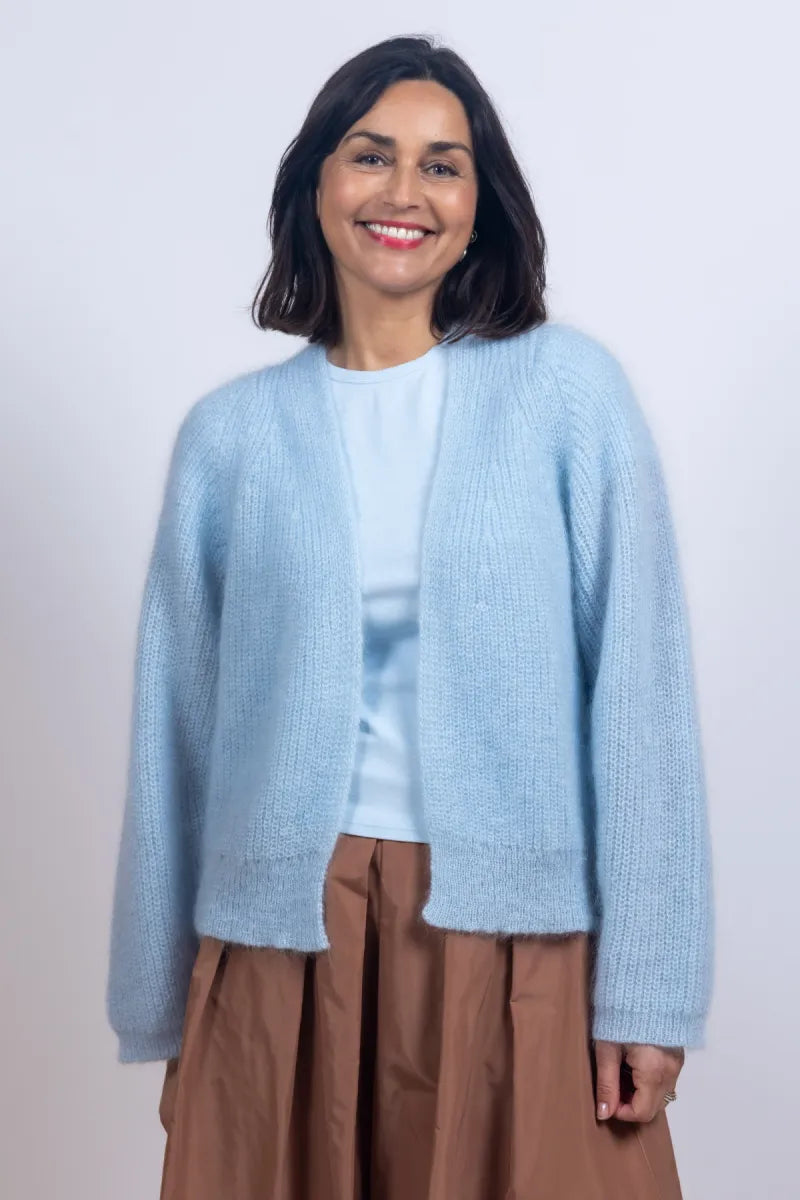 MIREIMARIE MIREIMARIE GIVERNY Gebreid vest - Bleu