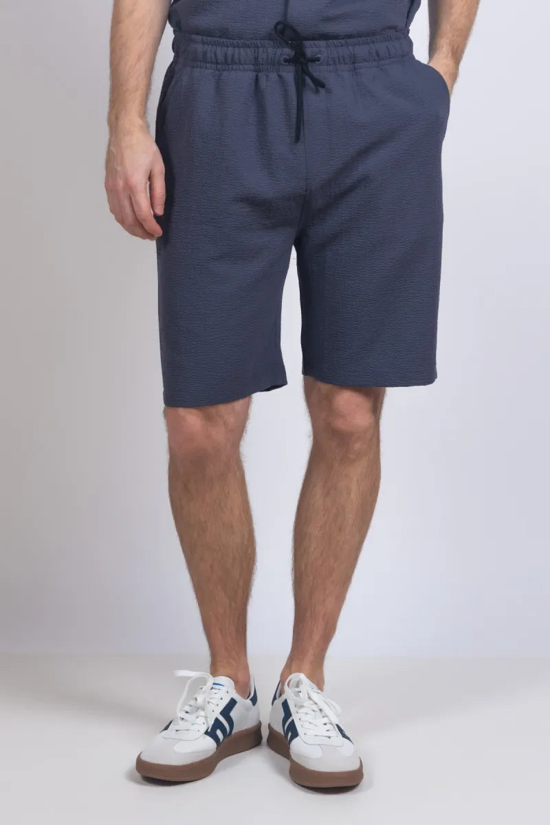 GENTI GENTI T4069-2001 Short met elastische taille - Antraciet