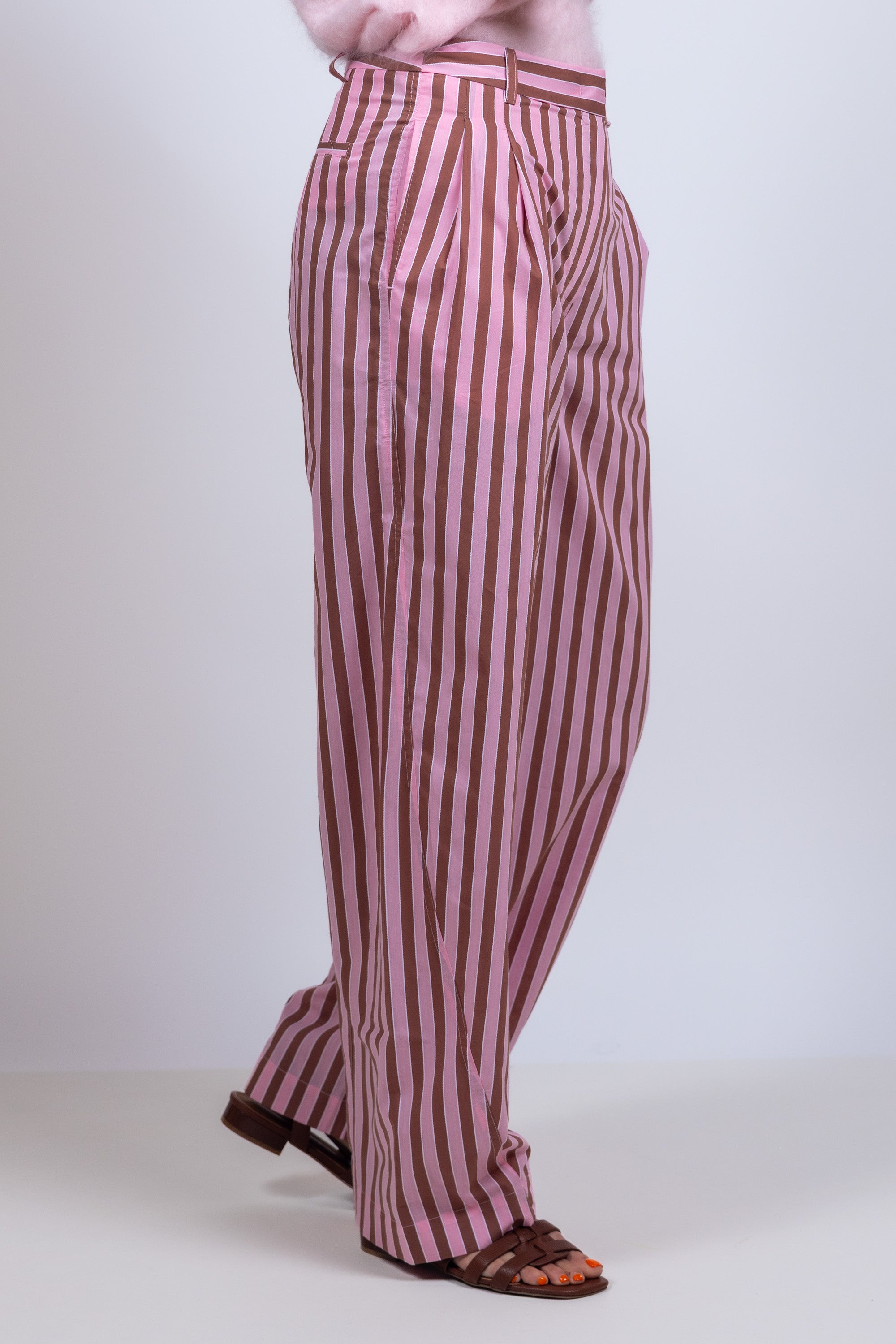 Broek met strepen - Roze