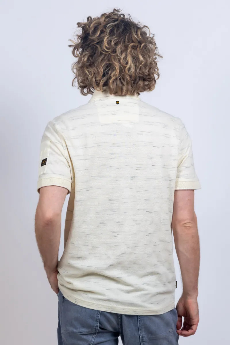 PME PME PPSS2603885 Polo met korte mouwen - Ecru