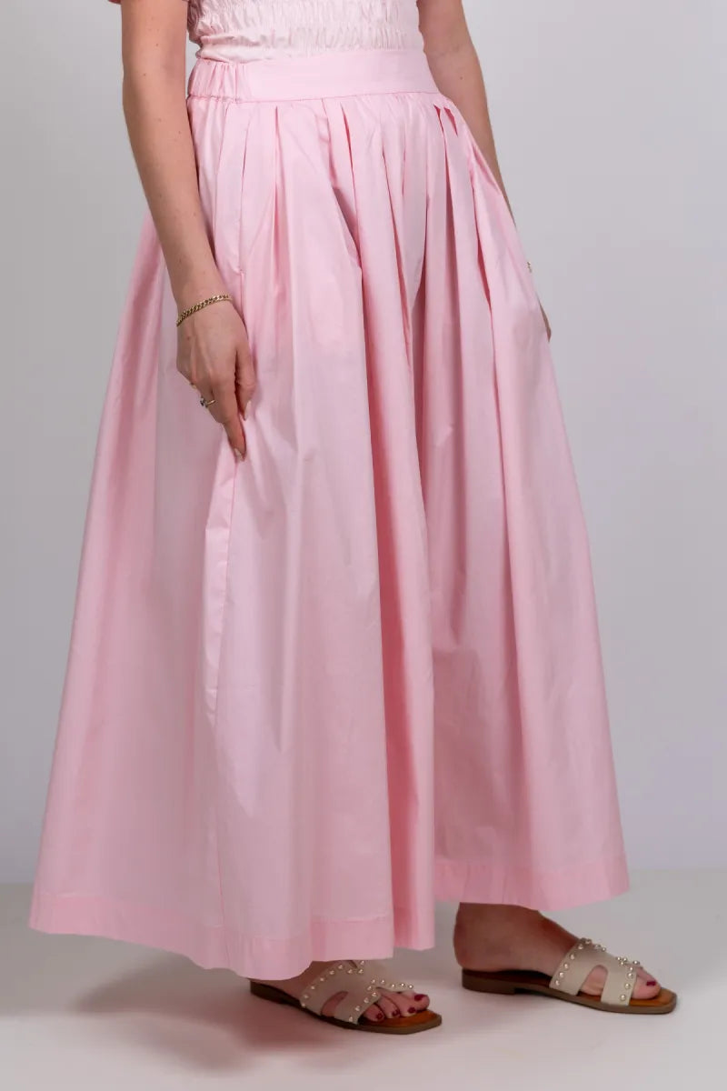 OBJECT OBJECT PAIGE SKIRT Rok met plooien - Roze