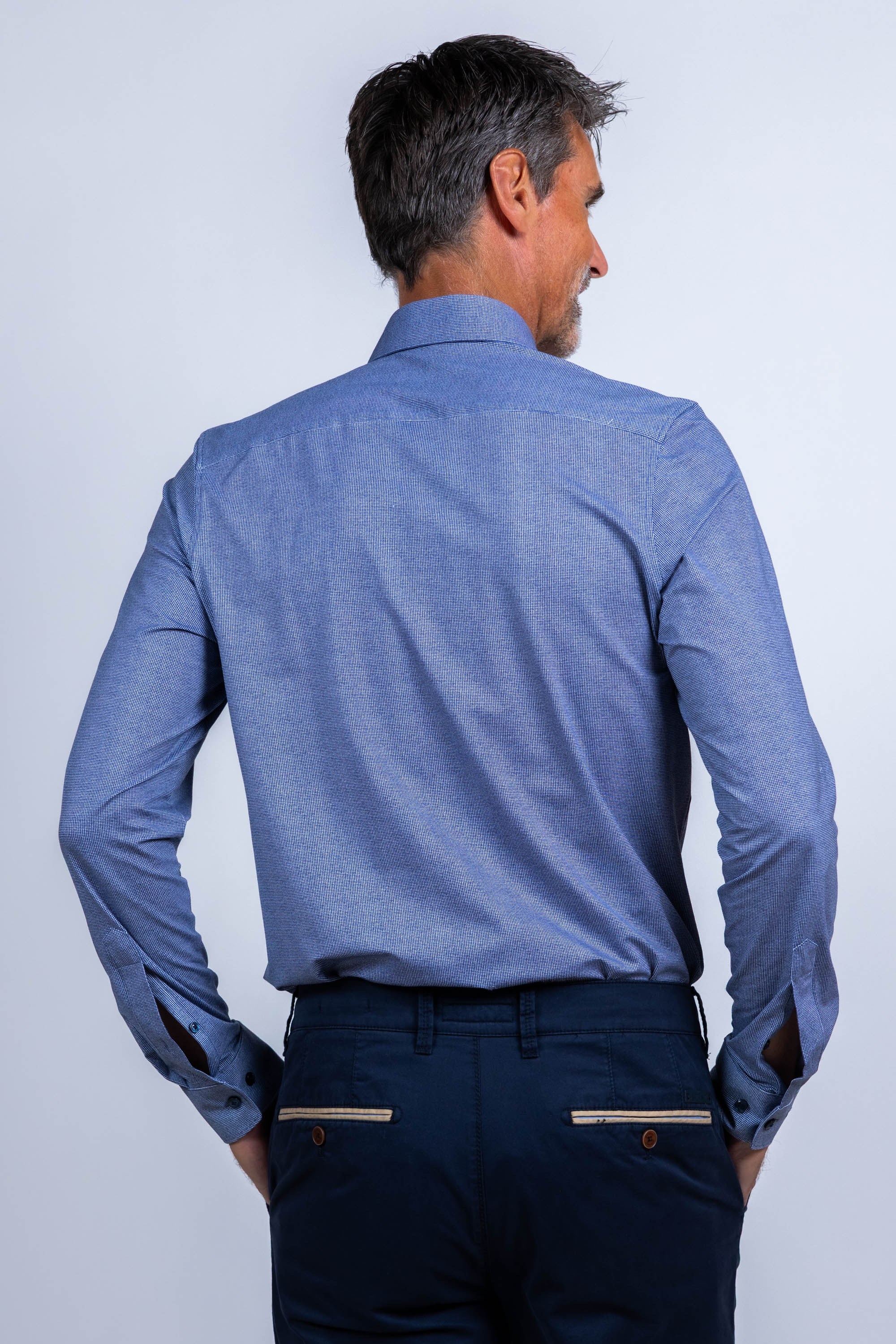 Overhemd met knopen - Inkt