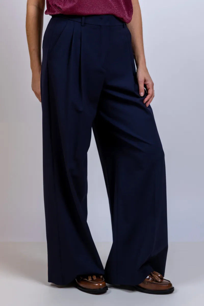 WEEKEND BY MAX MARA WEEKEND BY MAX MARA ASTA WEEKEND BY MAX MARA ASTA Wijde pantalon - Marine