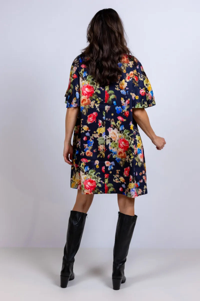 ESSENTIEL ANTWERP ESSENTIEL ANTWERP JAMIE ESSENTIEL ANTWERP JAMIE Jurk met bloemenprint - Marine