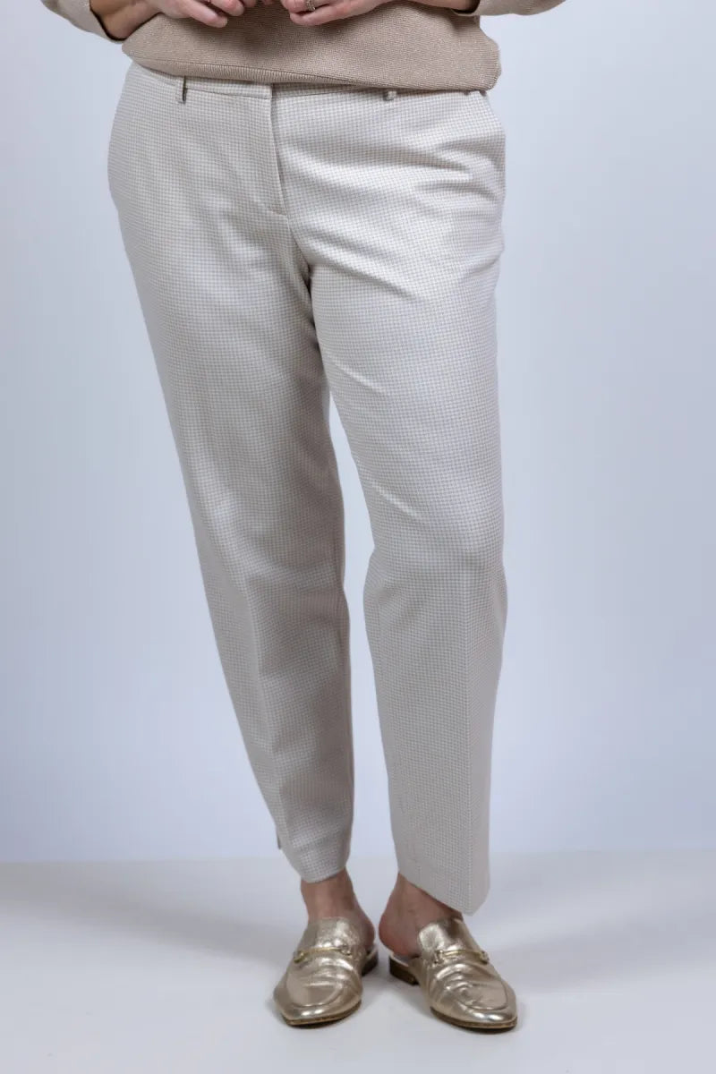 GARDEUR DAMES GARDEUR DAMES FRIEDI1-645531 GARDEUR DAMES FRIEDI1-645531 Broek met pied-de-poule - Beige