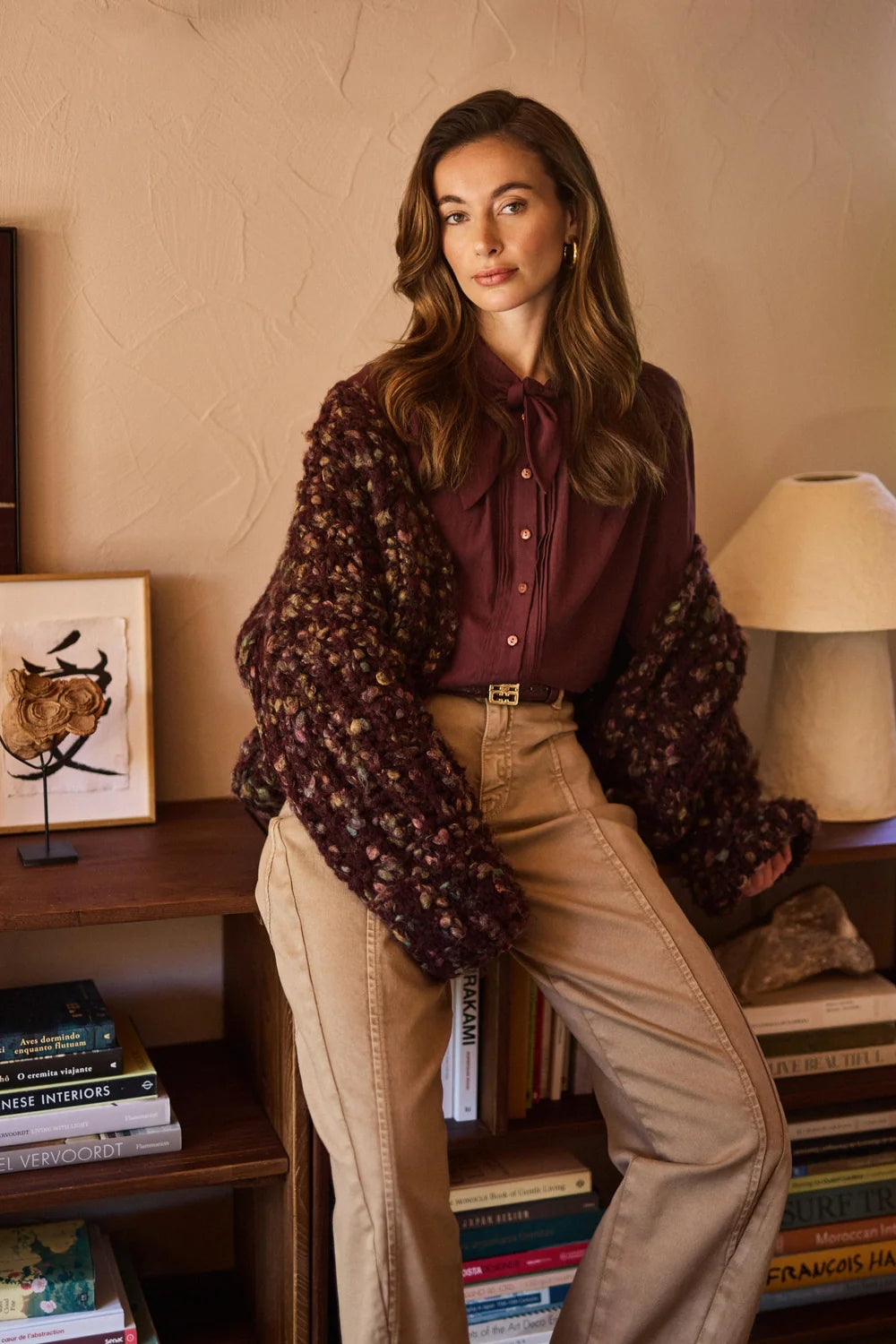 NUKUS NUKUS NKF05041 donkerbordeaux
