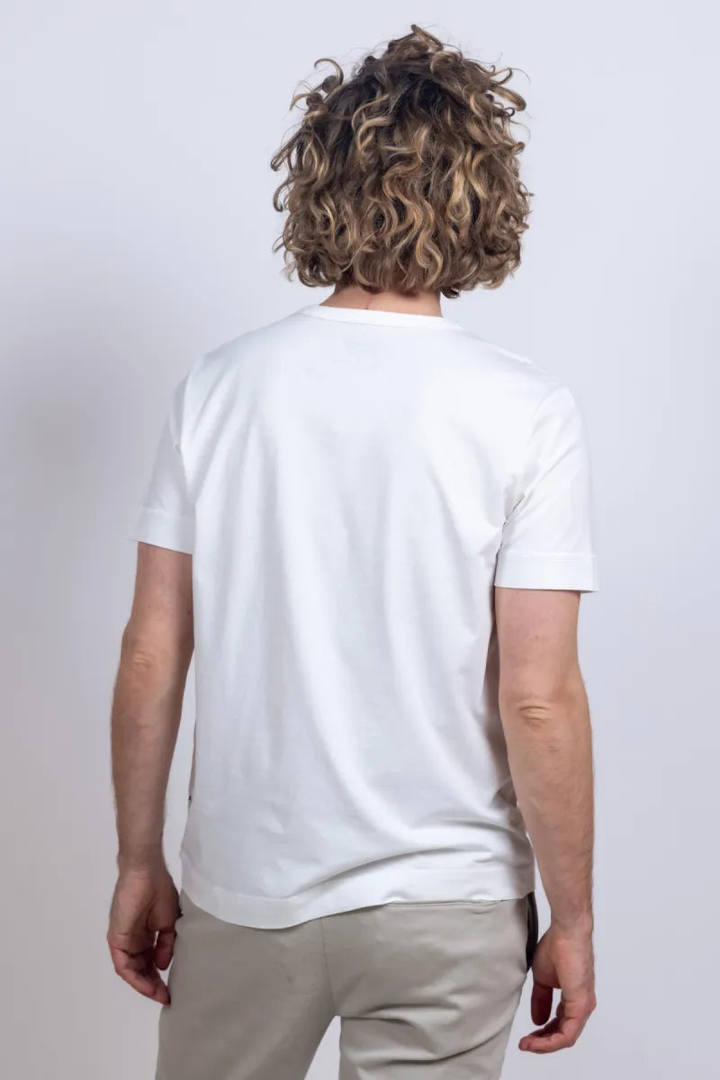 BOB BOB P26Color VR0386 T-shirt met print - Ecru