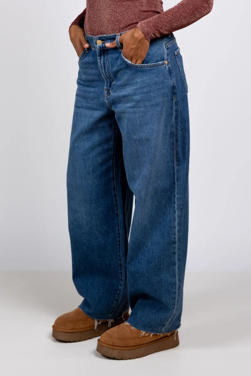 FOR ALL MANKIND FOR ALL MANKIND BONNIE Jeans met gerafelde zoom - Jeans