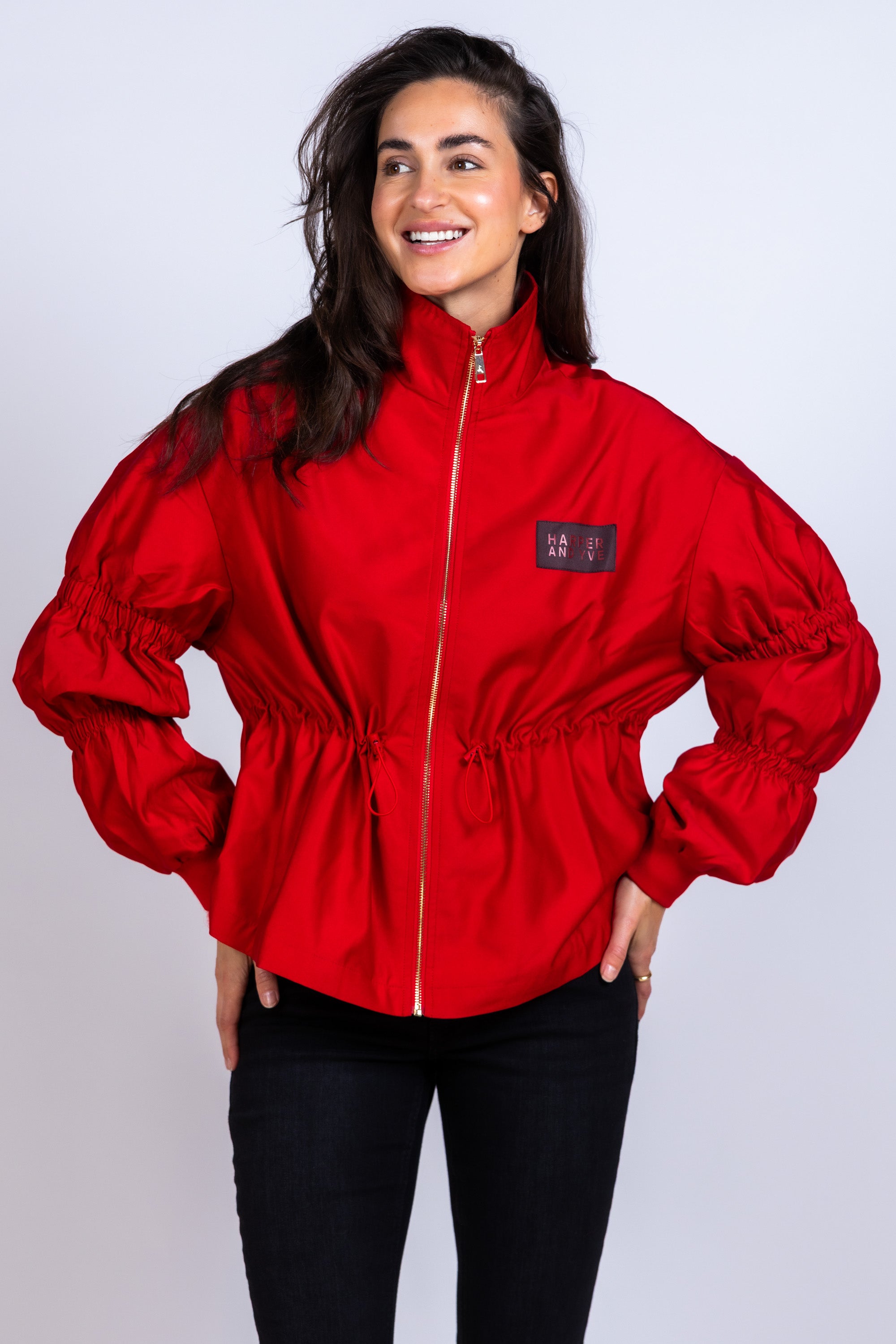 Jasje met rits - Rood