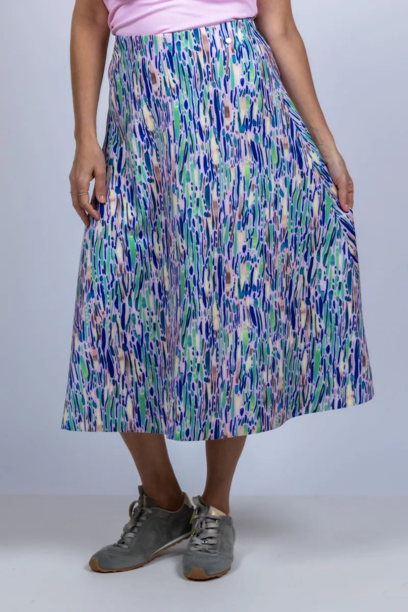 MARCCAIN COLLECTIE MARCCAIN COLLECTIE AC.71.07 J09 Rok met print - Roze