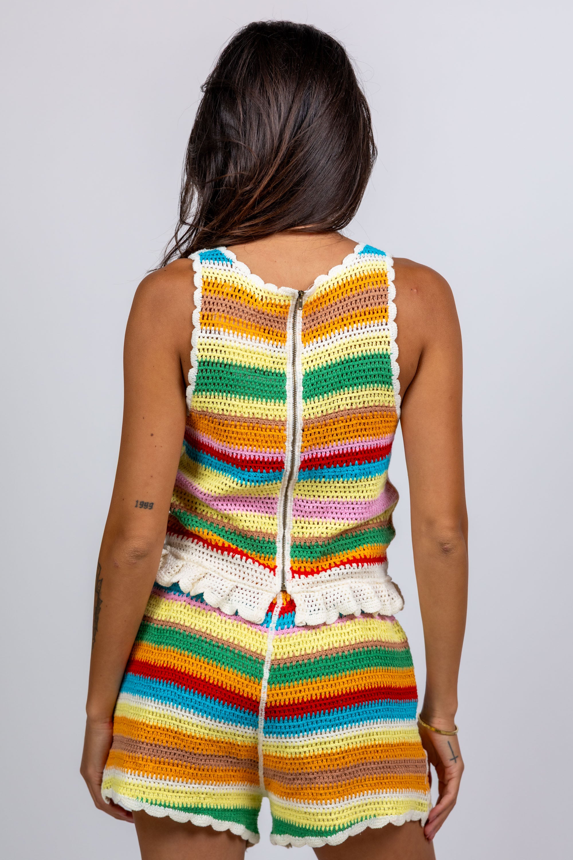Top met strepen - Multicolour