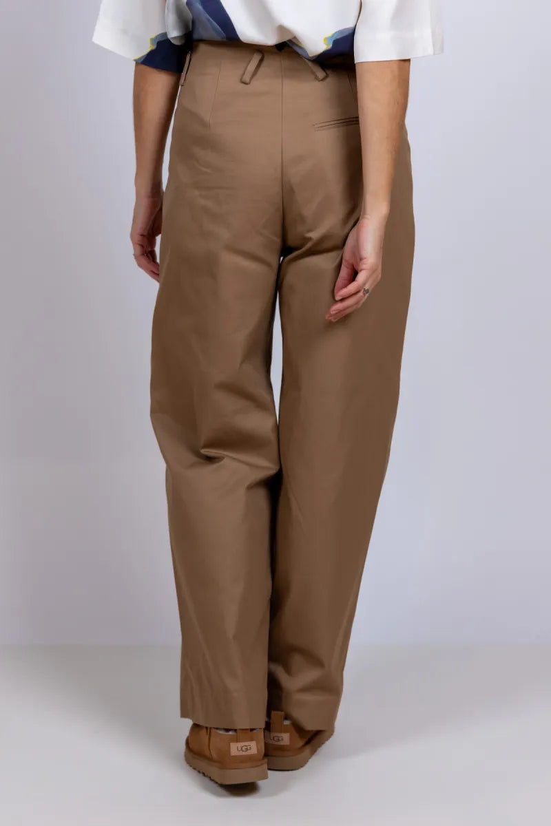 MUNTHE MUNTHE RENARD Broek met knopen - Camel