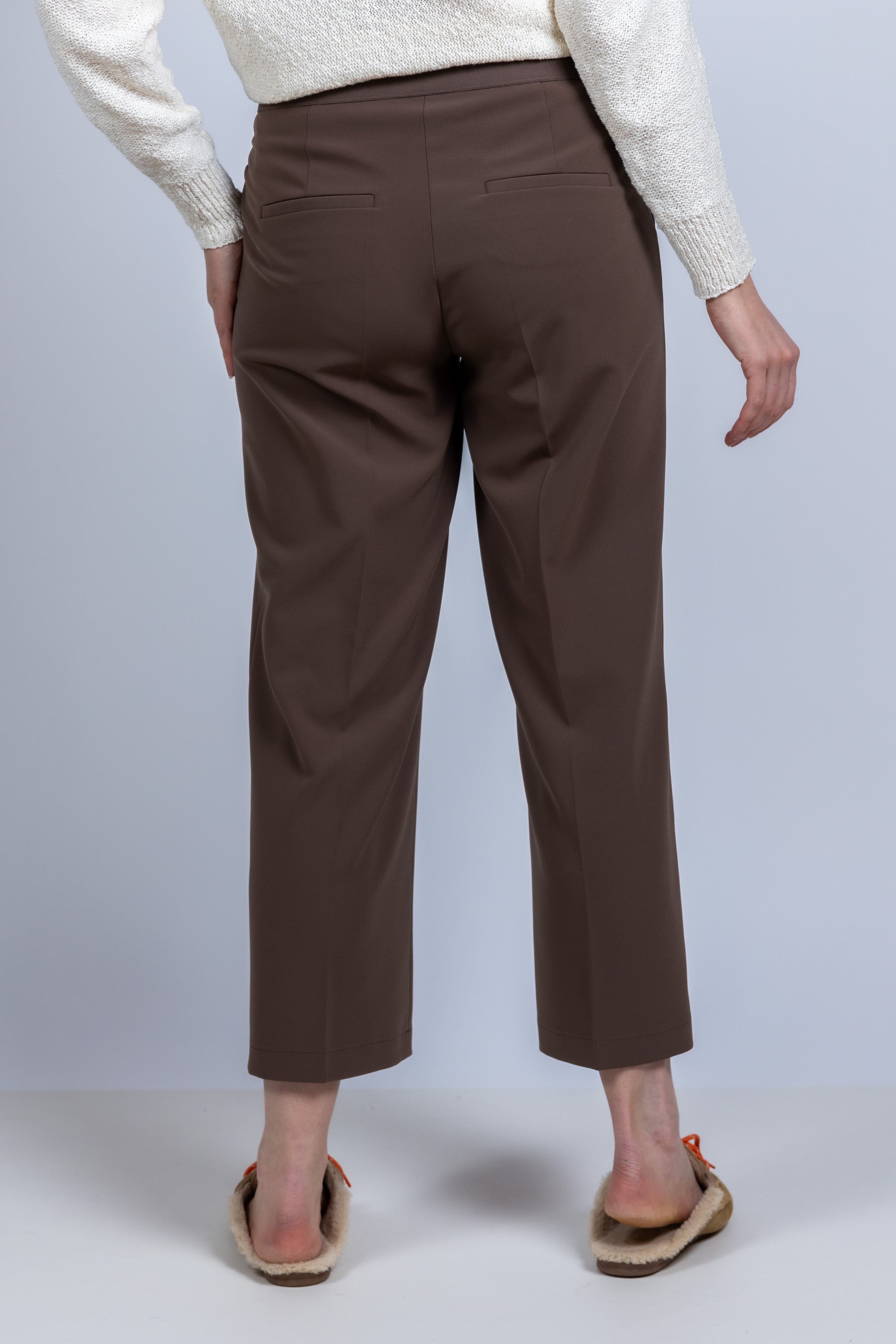 Wijde pantalon - Bruin