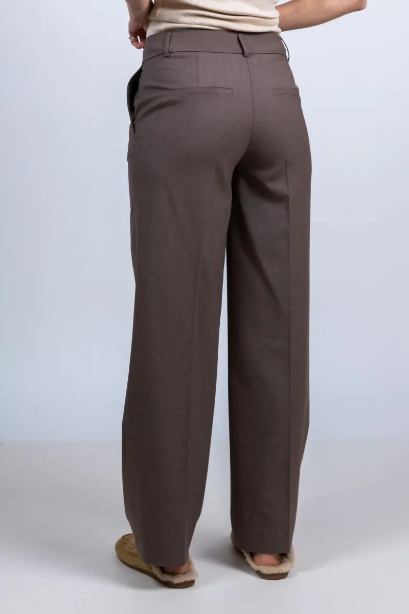 SELECTED SELECTED WI RITA LISA16102219 Wijde pantalon - Bruin