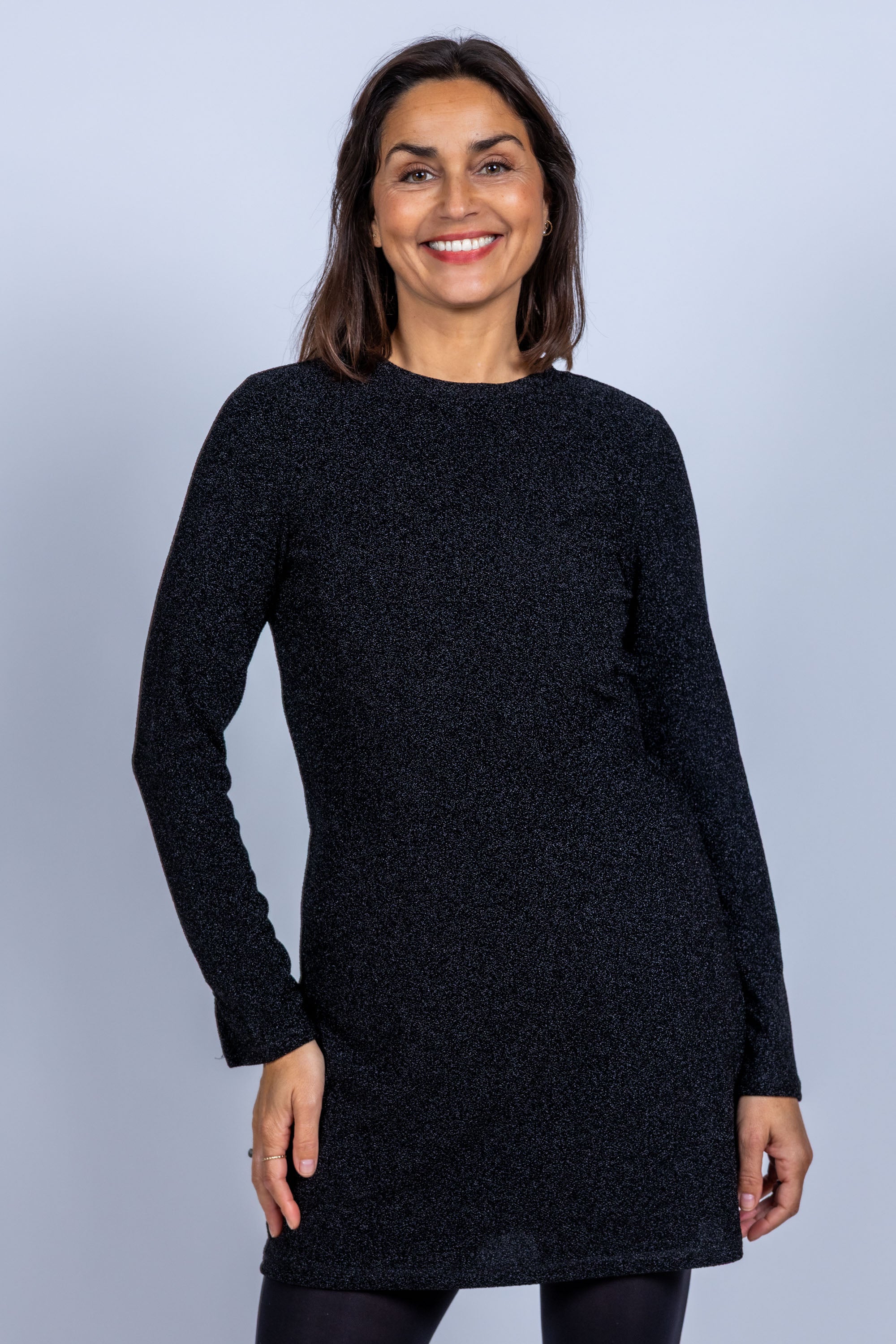 Trui met lange mouwen - Zwart