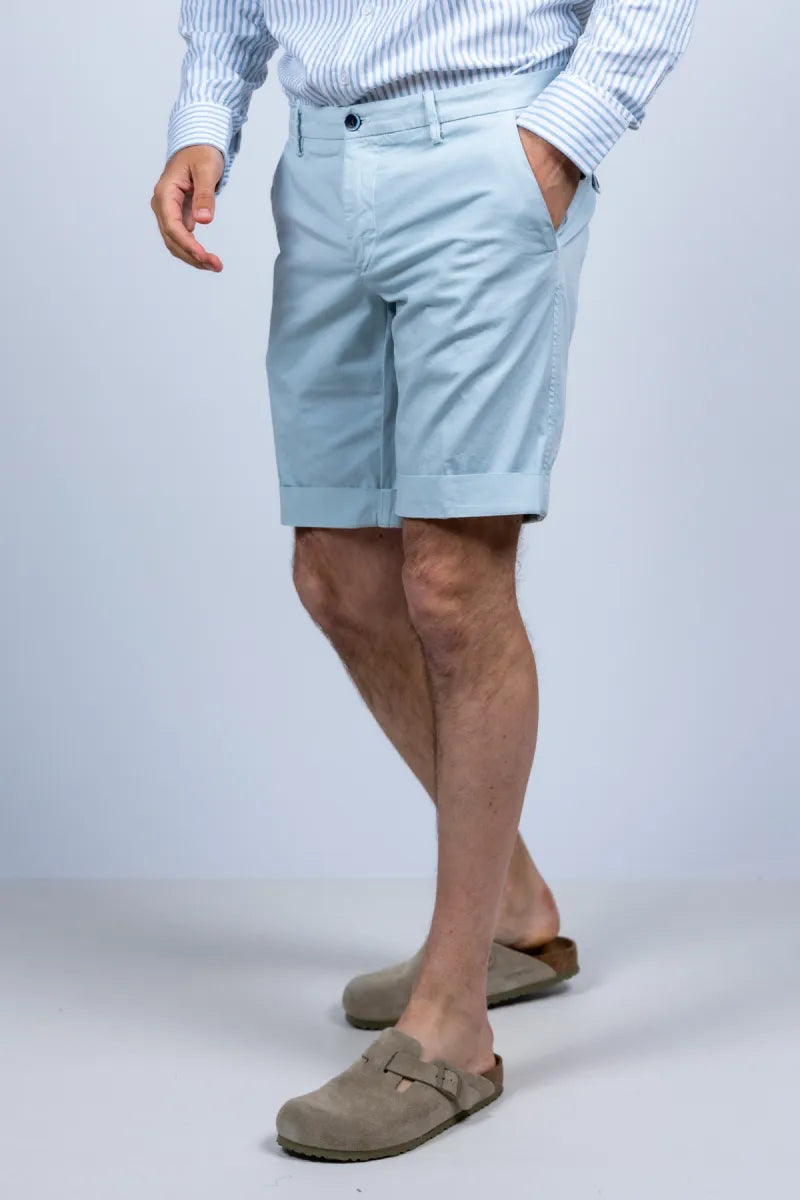 MASONS MASONS 9BE27873-ME303 Korte broek met omslag - Bleu