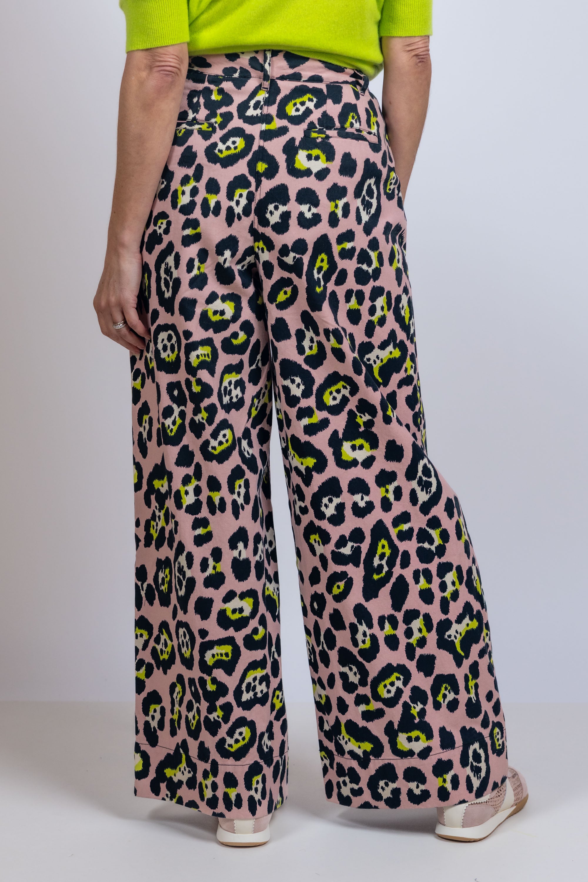 Jeans met print - Oudroze