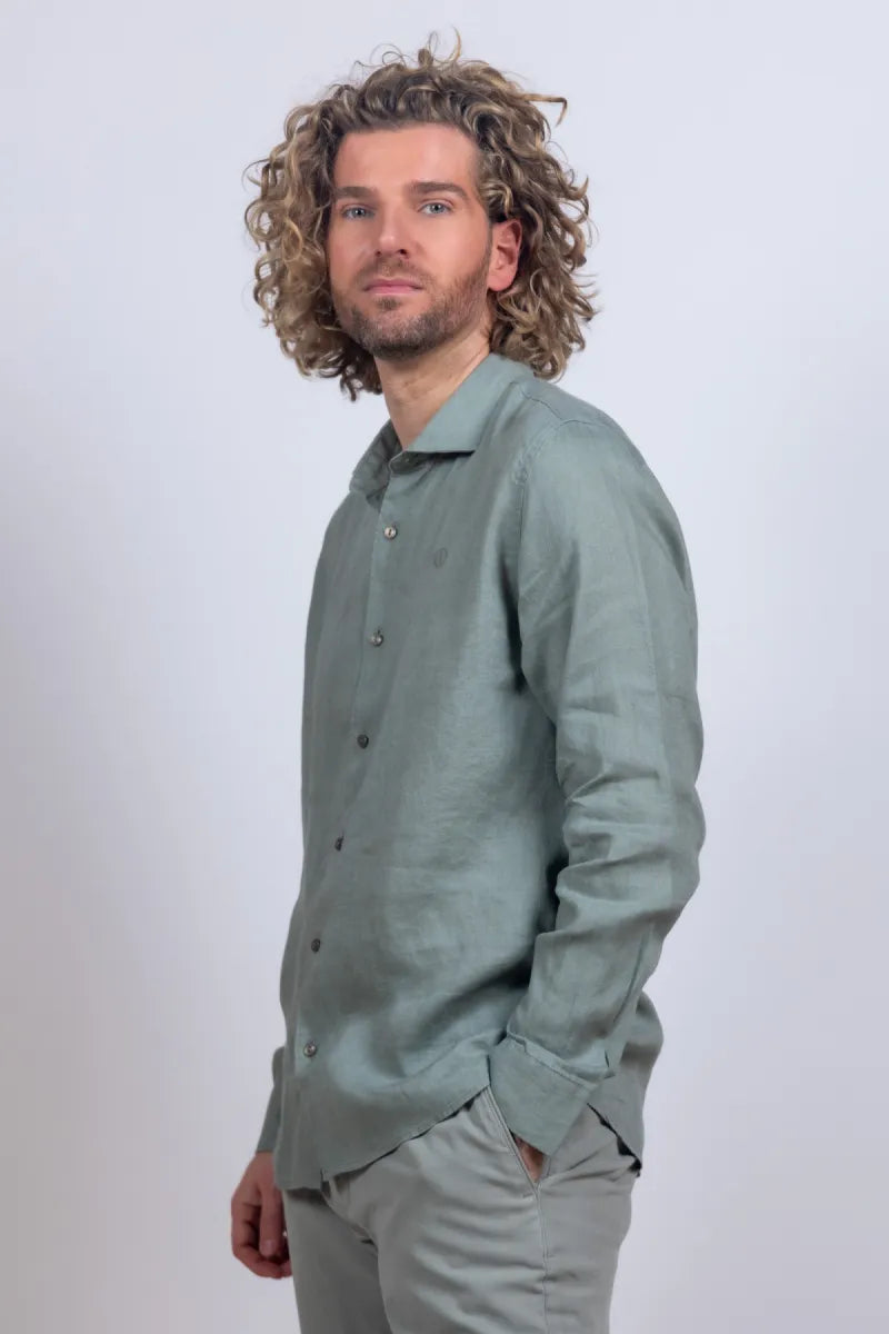 DSTREZZED DSTREZZED 303710 Shirt met knopen - Khaki