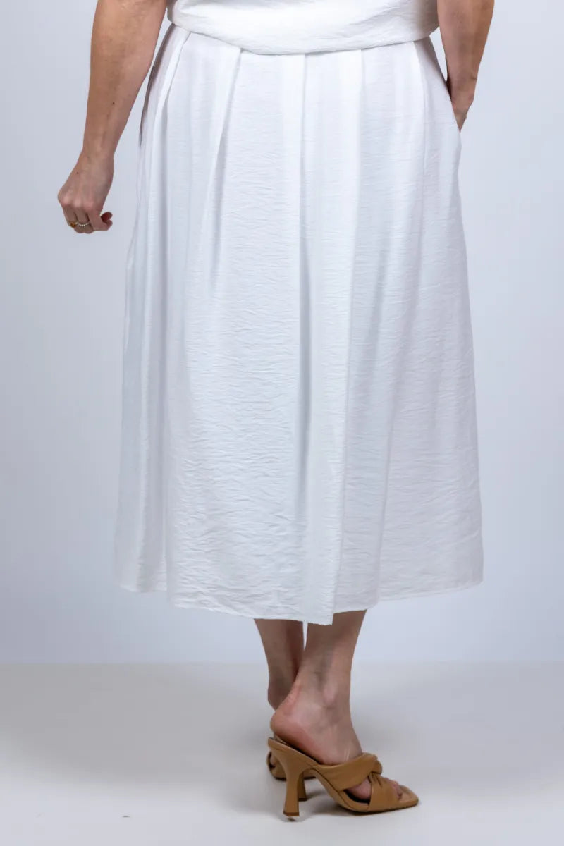 CATNOIR CATNOIR 5430 Rok met ceintuur - Wit