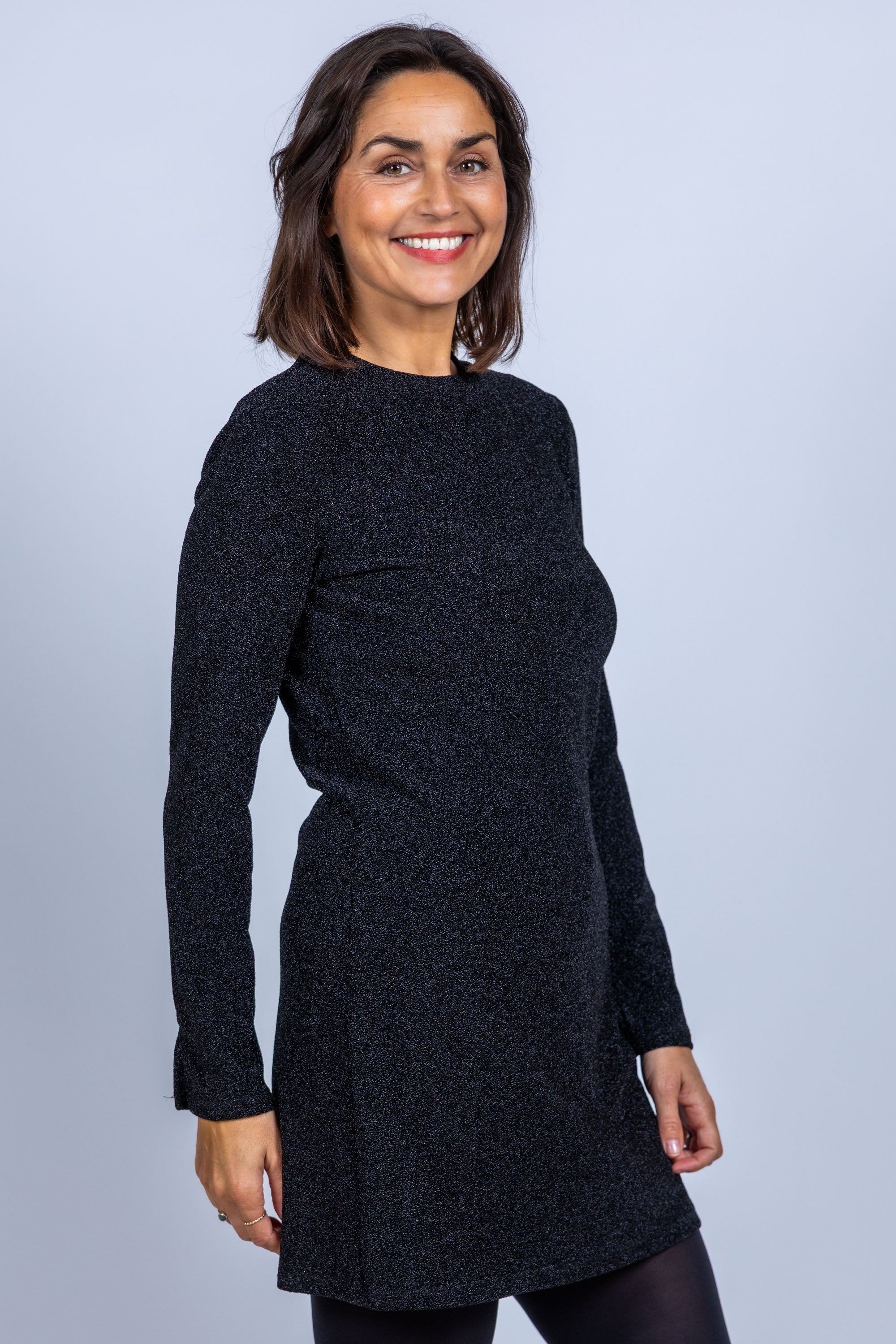 Trui met lange mouwen - Zwart