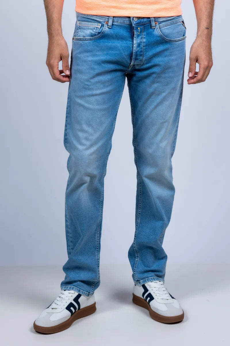 REPLAY H REPLAY H MA972000573846 REPLAY H MA972000573846 Jeans met wassing - Bleu