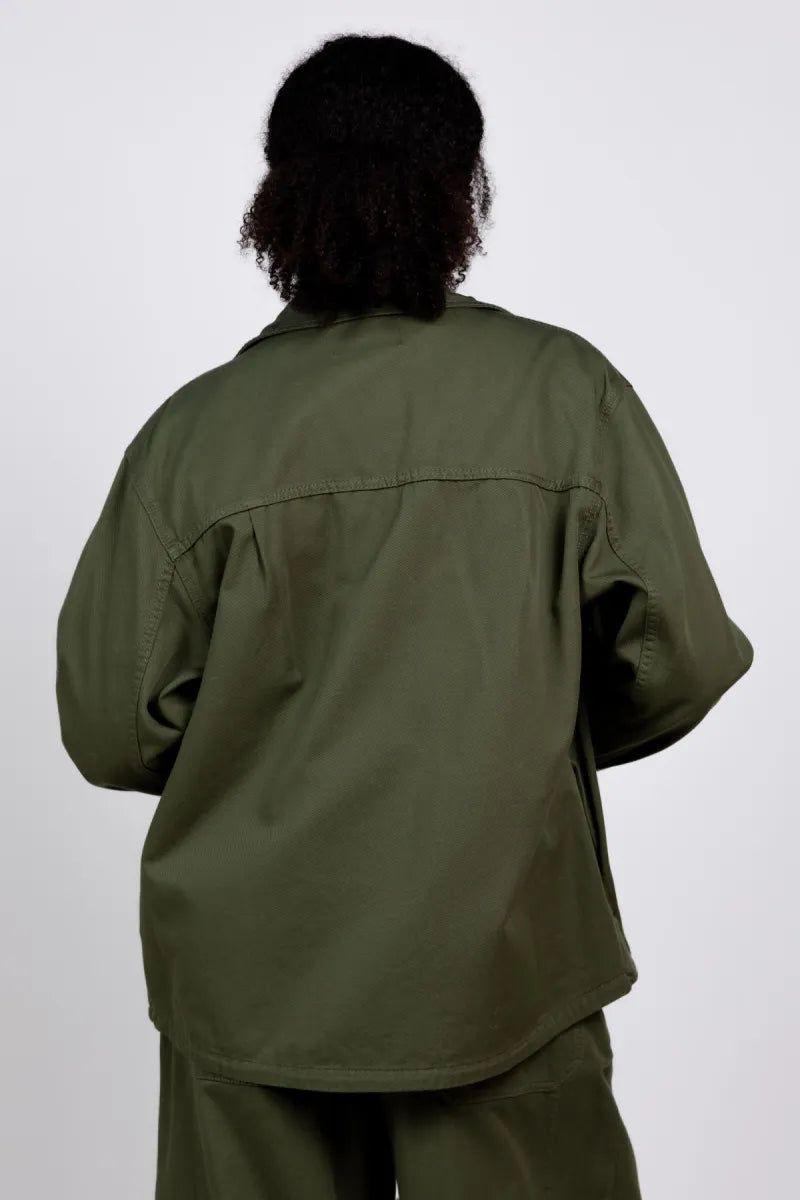 WEEKEND BY MAX MARA WEEKEND BY MAX MARA RAZZA Jasje met patches - Olijfgroen
