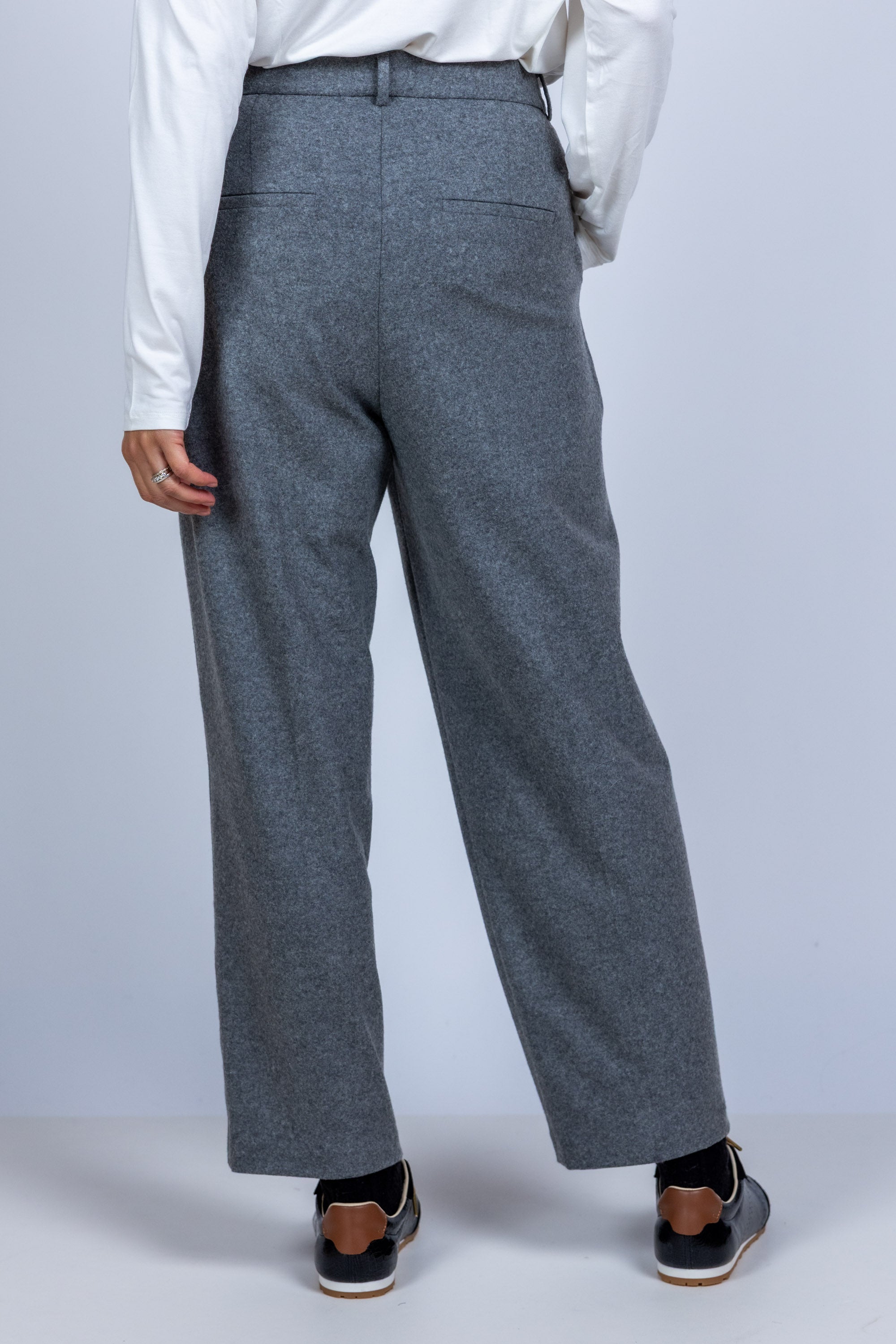 Wijde pantalon - Lichtgrijs