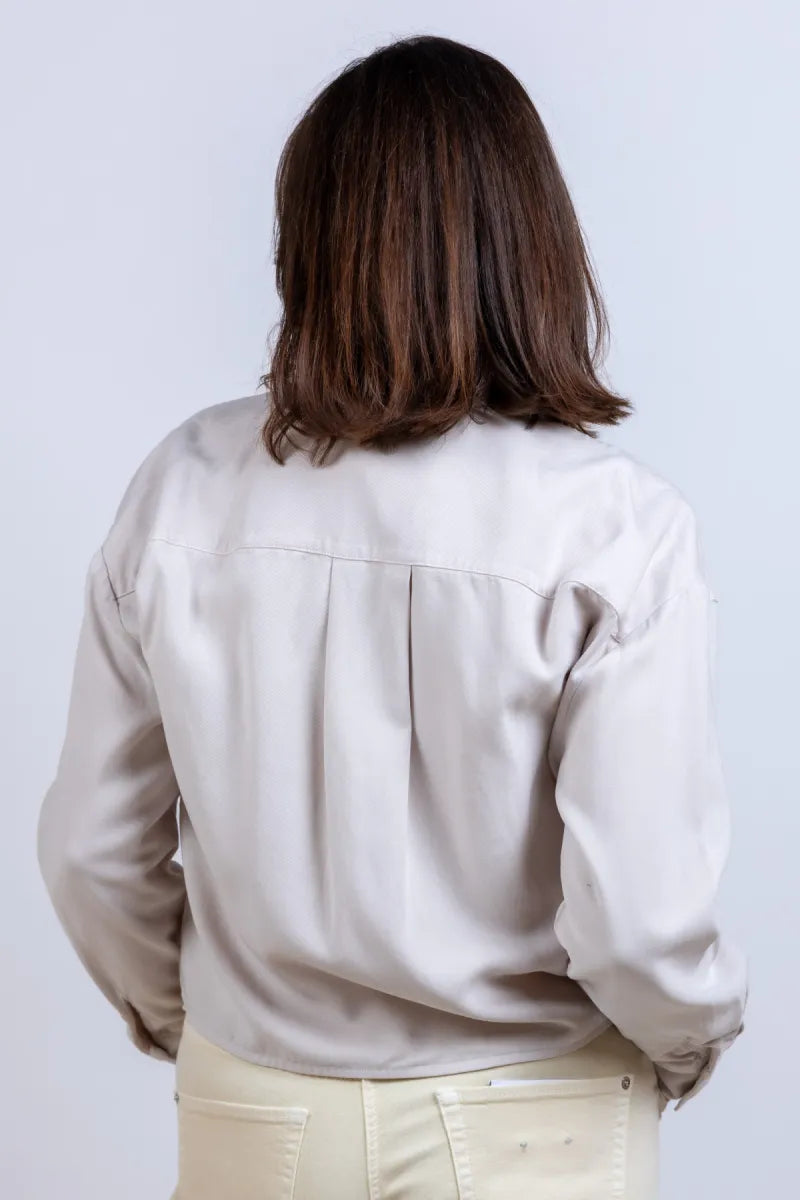 DAHL, BELLA DAHL, BELLA B4059-J27-302 Blouse met rits - Ecru