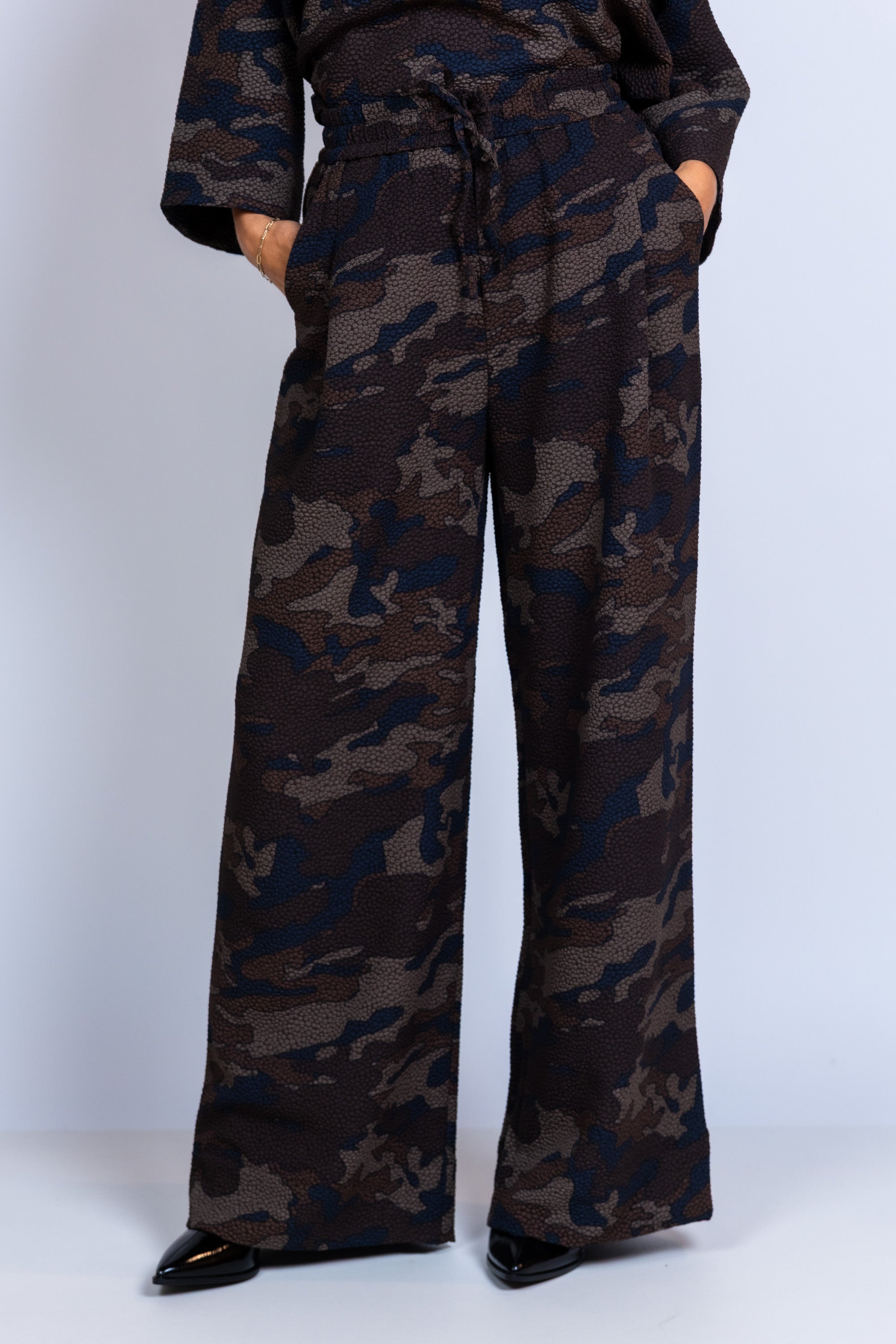 Wijde broek - Bruin