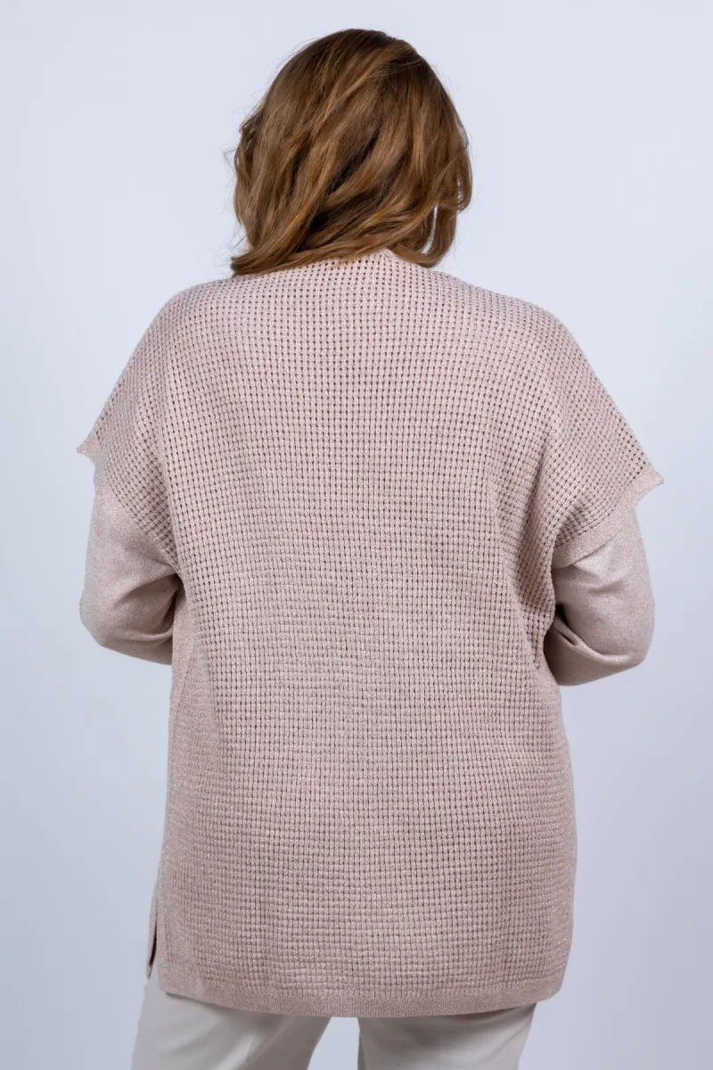 XANDRES GOLD XANDRES GOLD X-bircan Vest met structuur - Poeder