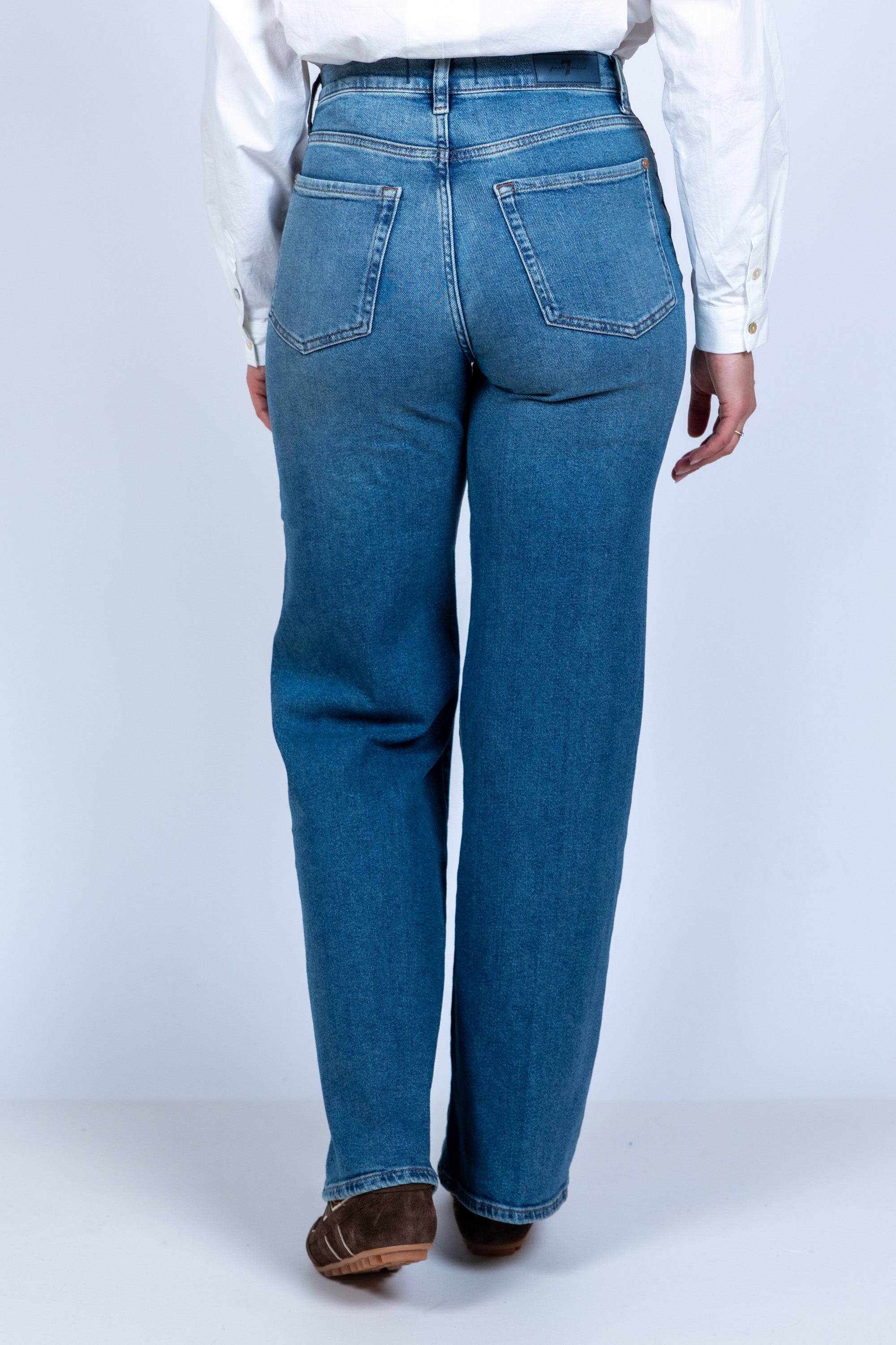 Jeans met wijde pijpen - Jeans