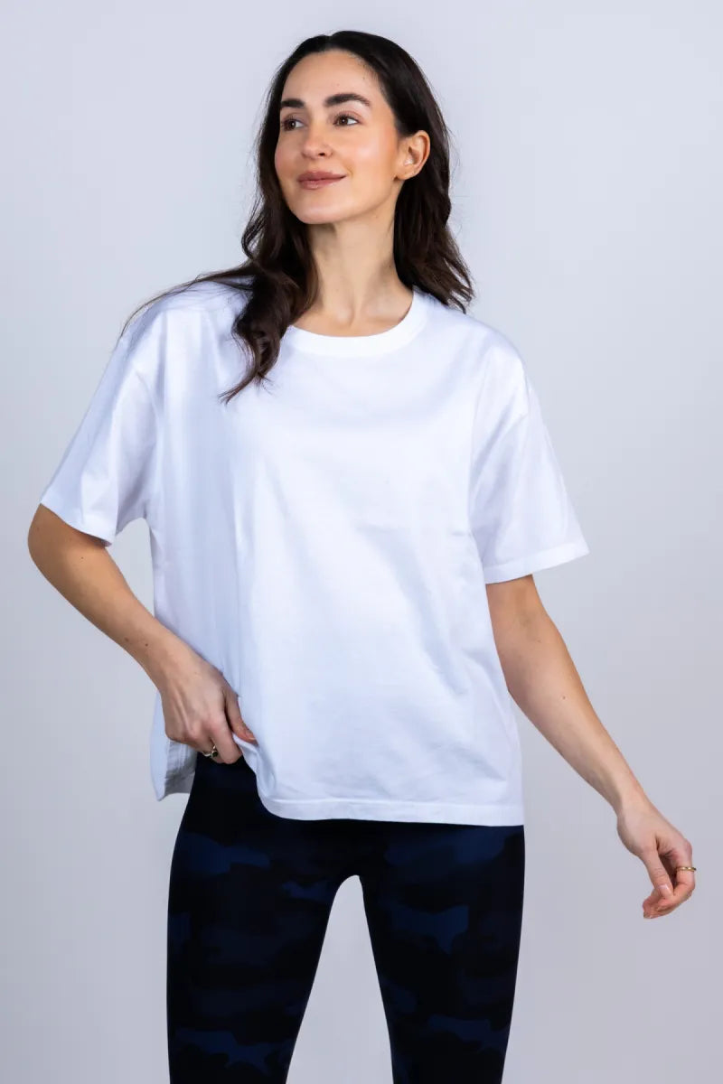 AMERICAN VINTAGE AMERICAN VINTAGE FIZ 02A T-shirt met ronde hals - Wit