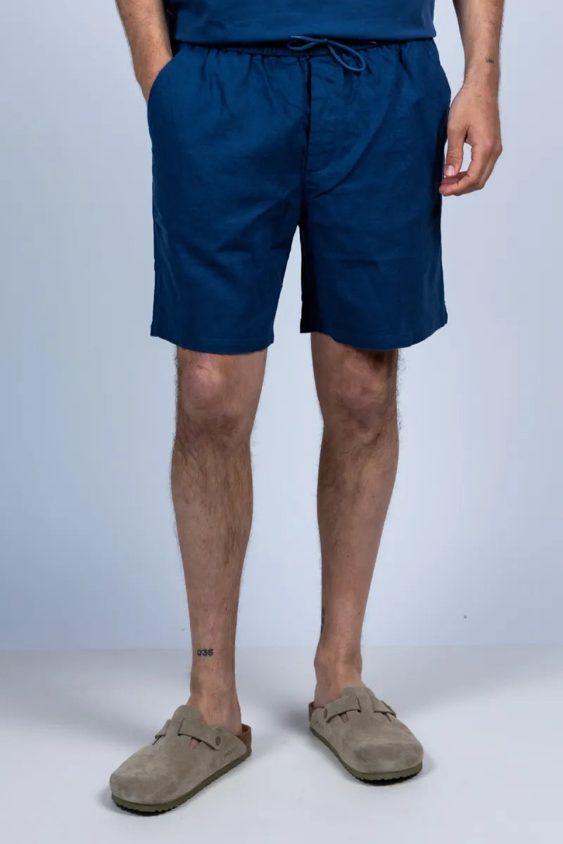 LES DEUX H LES DEUX H 1001863 LES DEUX H 1001863 Korte broek met koord - Marine