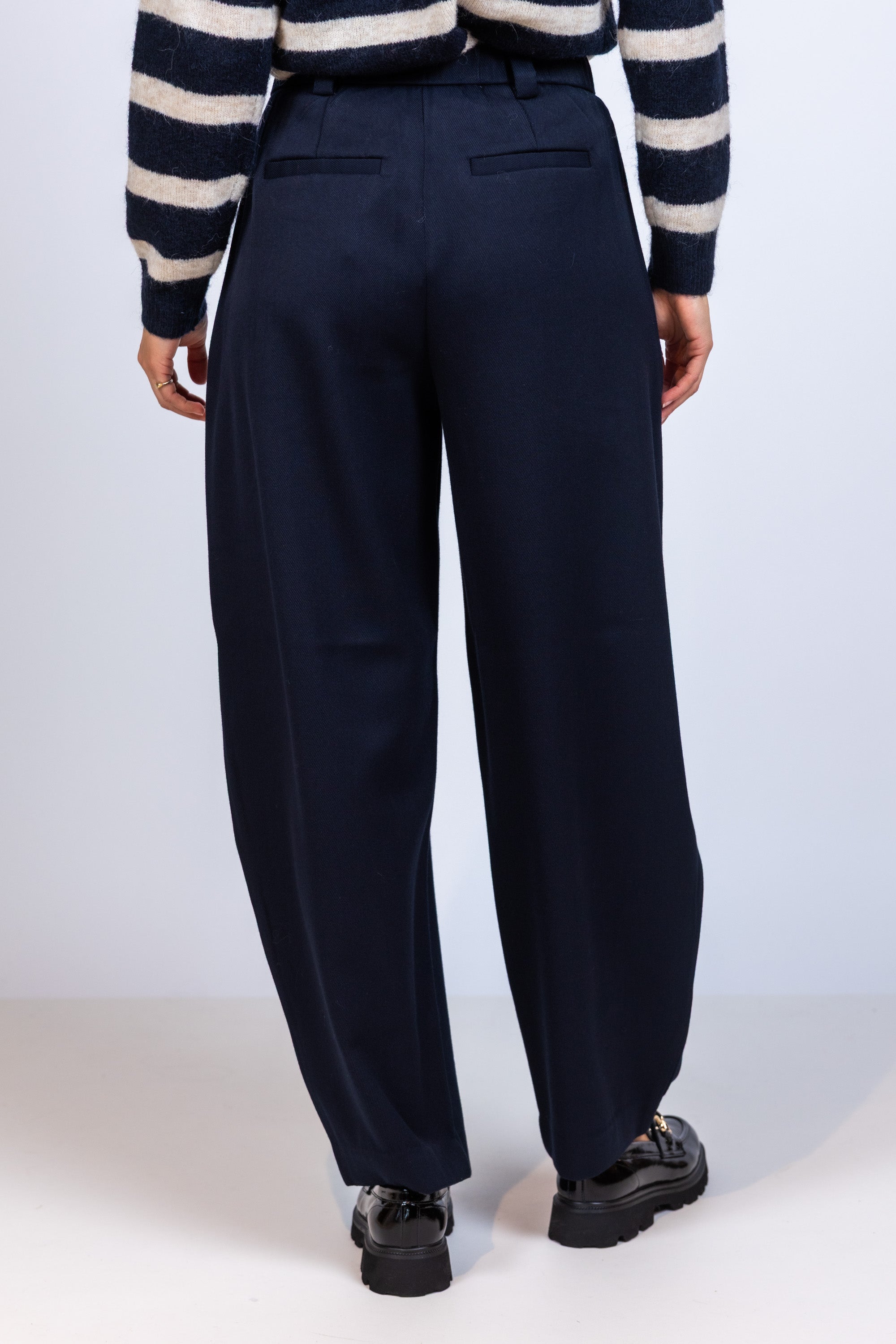 Wijde pantalon - Marine