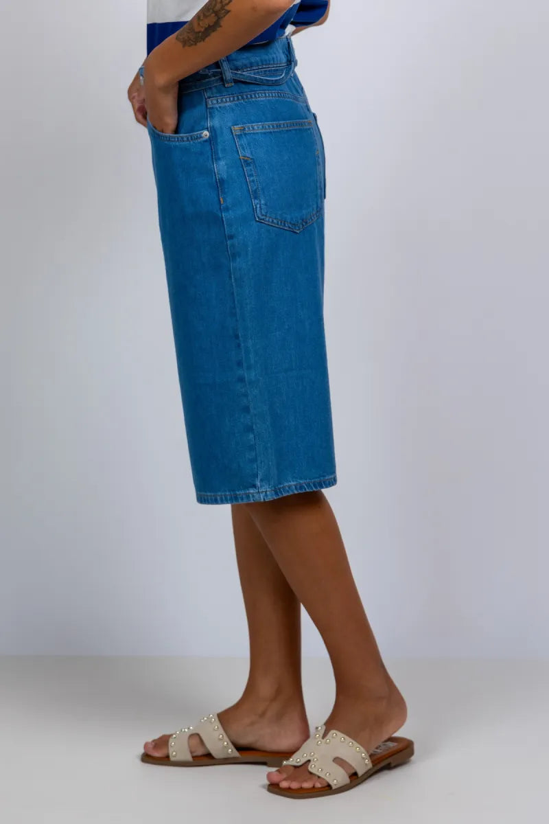 SELECTED SELECTED TENNA 16101366 Denim bermuda - Licht jeans