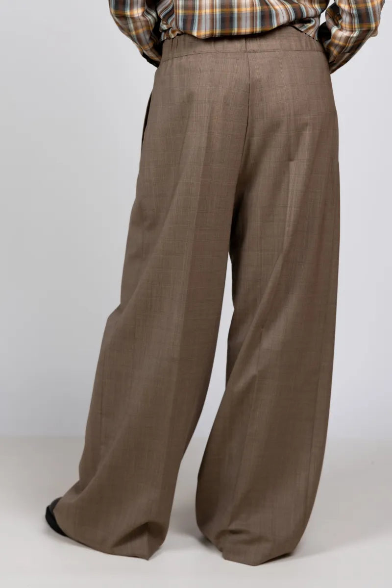 SEMICOUTURE SEMICOUTURE Y6WM25 Wijde pantalon - Taupe