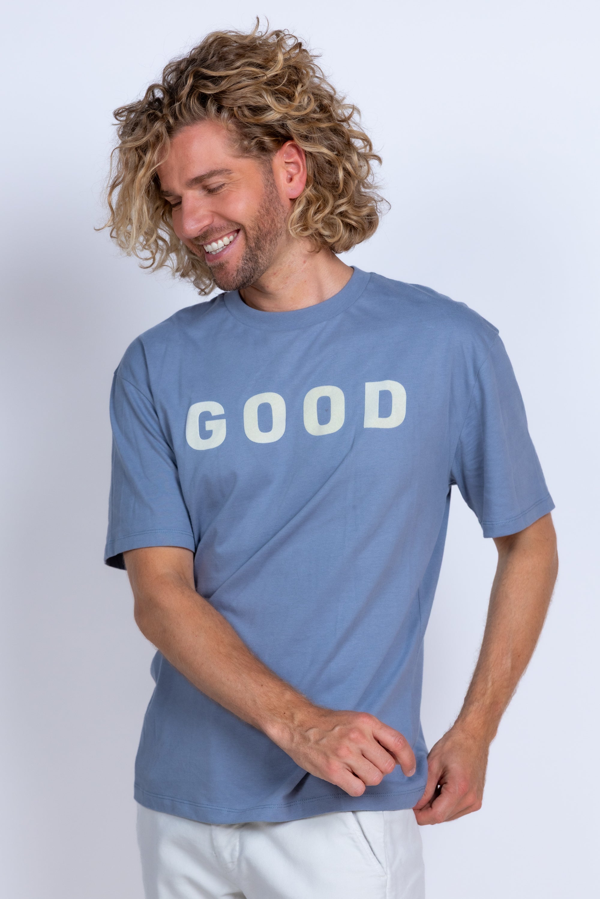 T-shirt met print - Inkt