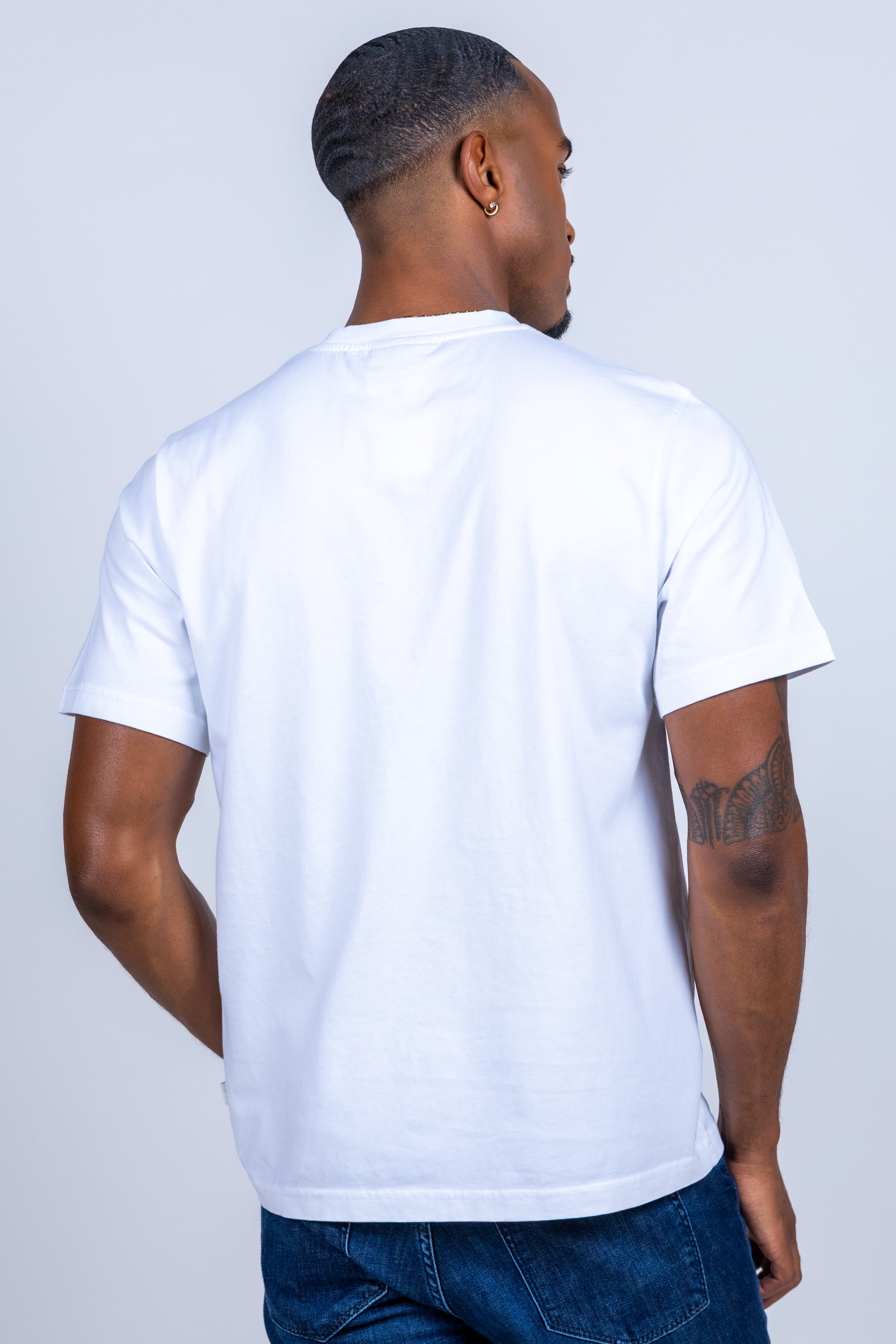 T-shirt met print - Wit