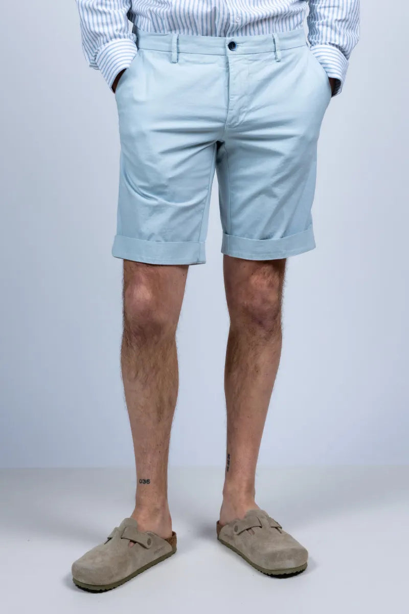 MASONS MASONS 9BE27873-ME303 Korte broek met omslag - Bleu